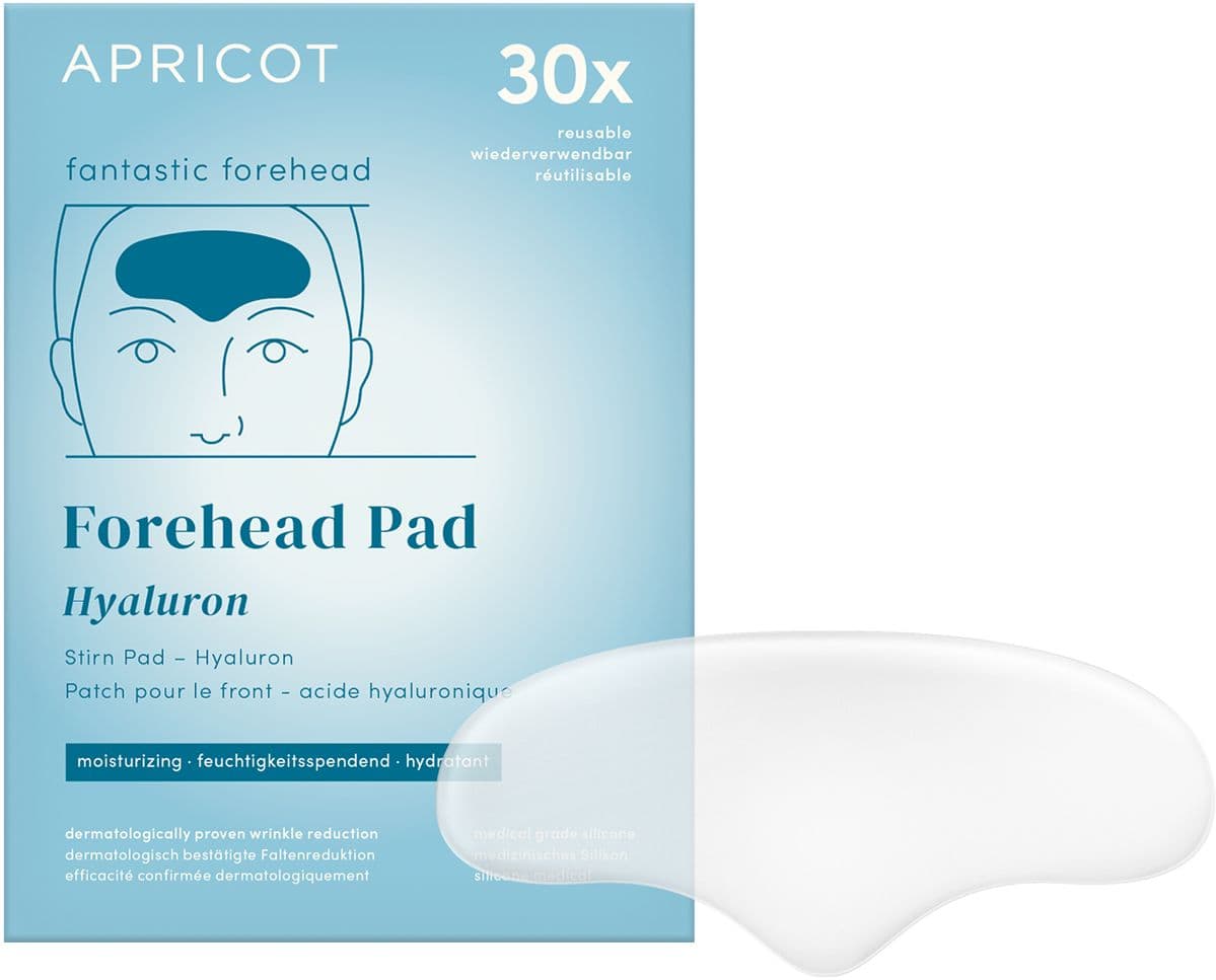 APRICOT Wiederverwendbares Stirn Pad mit Hyaluron