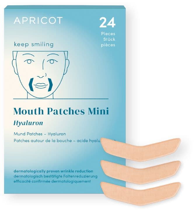 APRICOT Mund Patches mit Hyaluron Mini