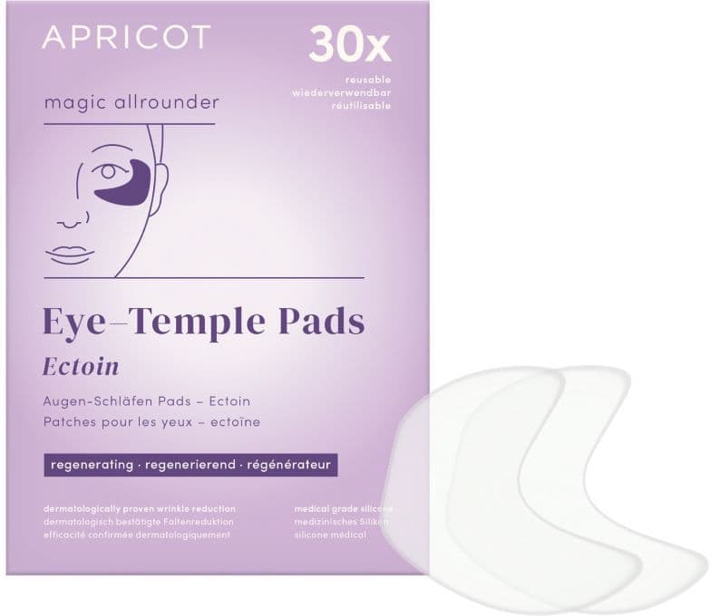 APRICOT Wiederverwendbare Augen-Schläfen Pads mit Ectoin