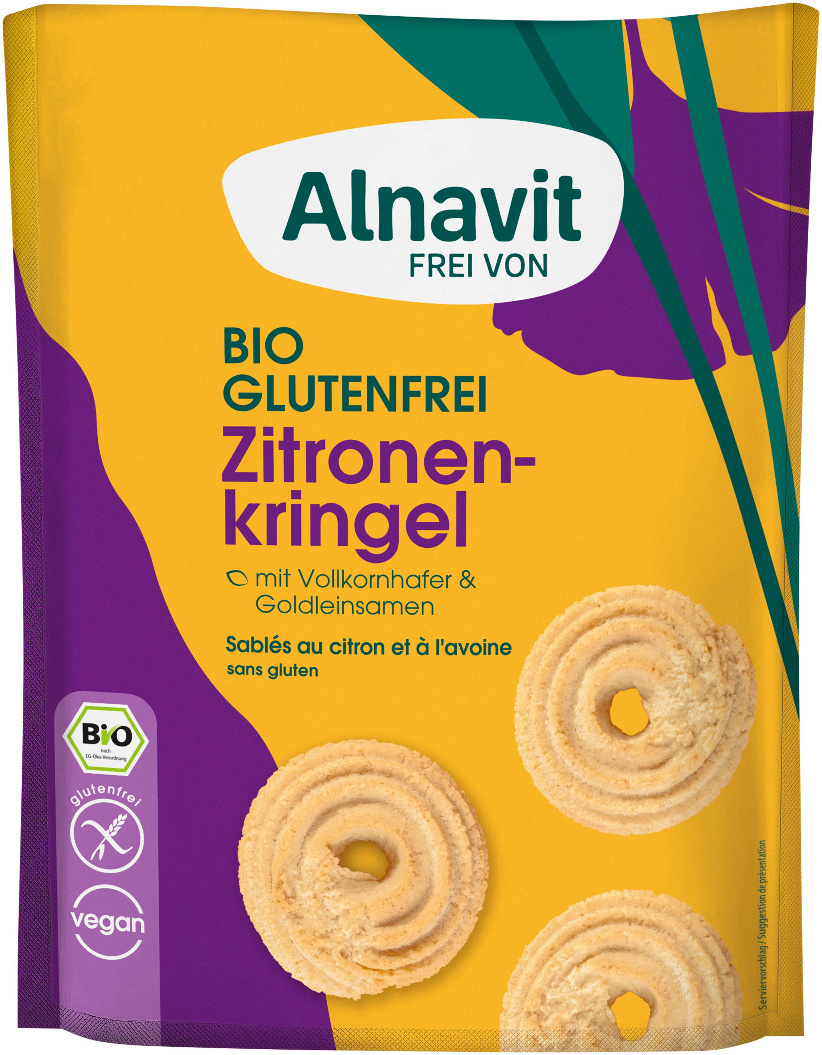 Alnavit Bio Zitronenkringel glutenfrei
