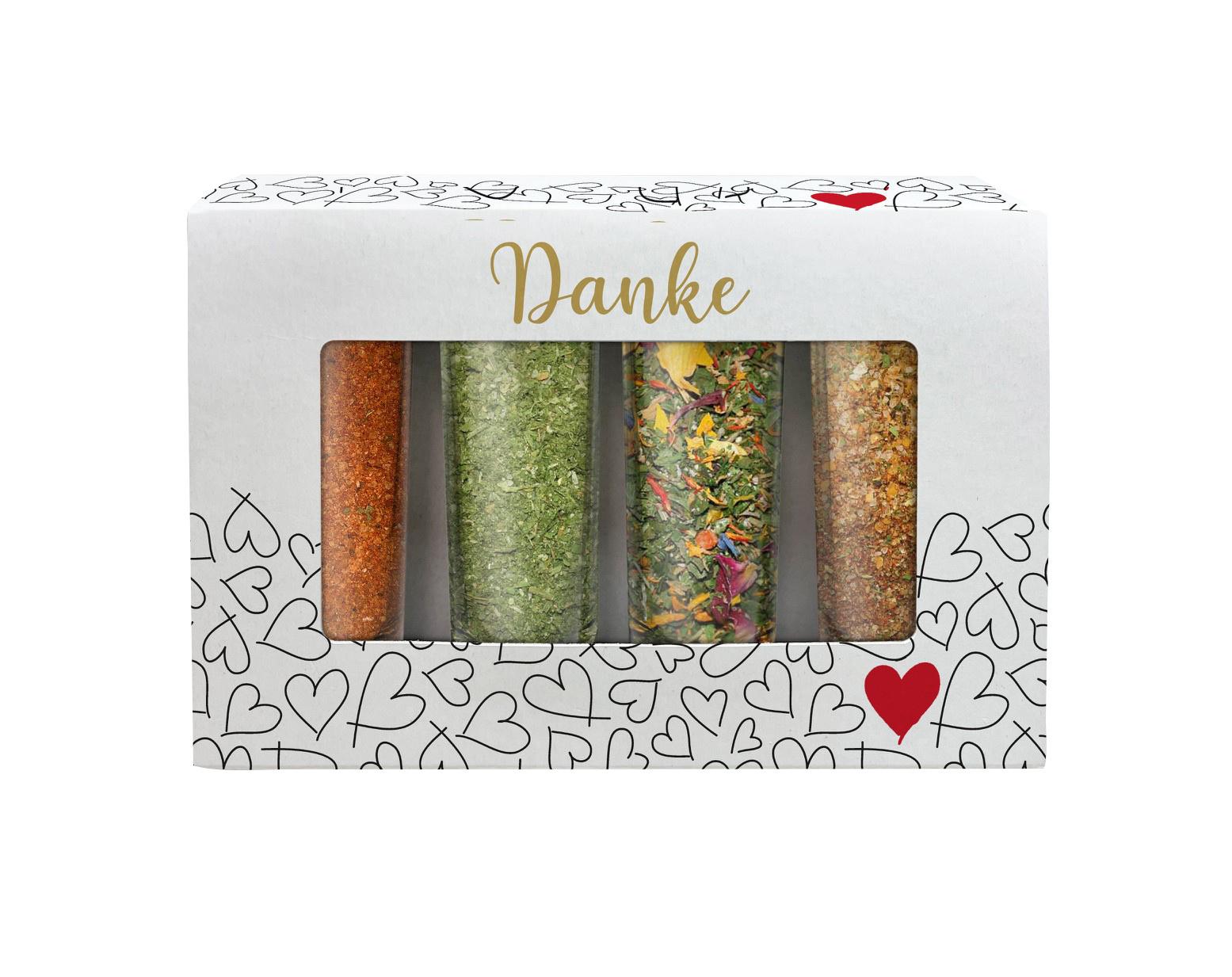 HOME by Berner Gewürzset La Vitro Geschenkbox Danke