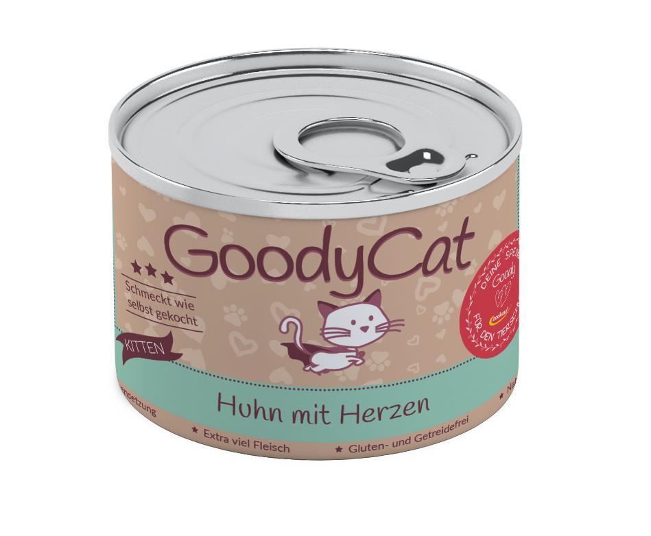 Goodycat Katzen Nassfutter Huhn mit Herzen&Leber