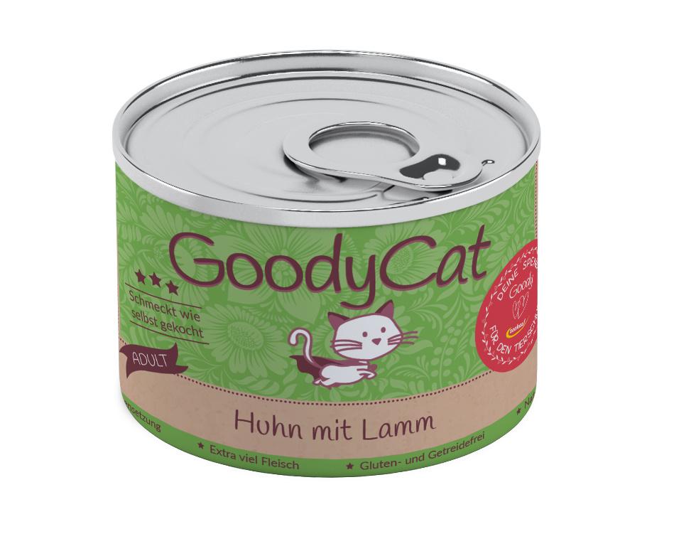 Goodycat Katzen Nassfutter Huhn mit Lamm, Kürbis&Tomate
