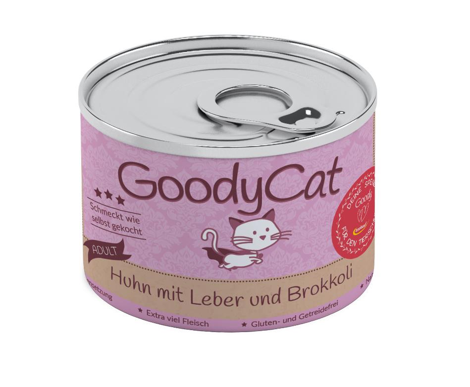 Goodycat Katzen Nassfutter Huhn mit Leber&Brokkoli