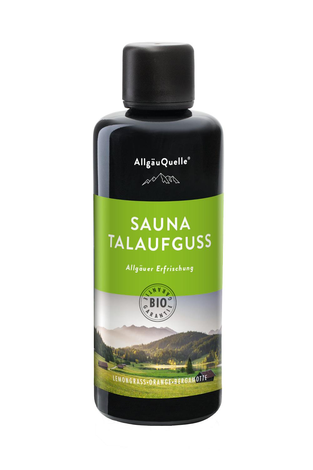 AllgäuQuelle Sauna Talaufguss Allgäuer Erfrischung