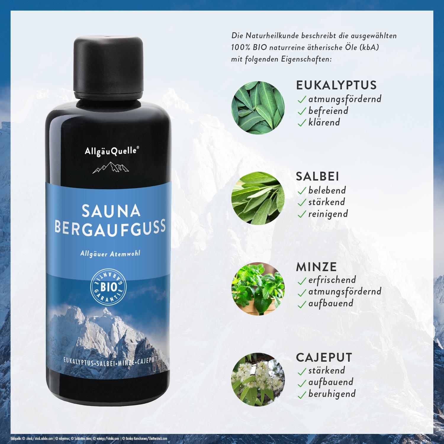 Produktbild AllgäuQuelle Sauna Bergaufguss Allgäuer Atemwohl 2 von 4
