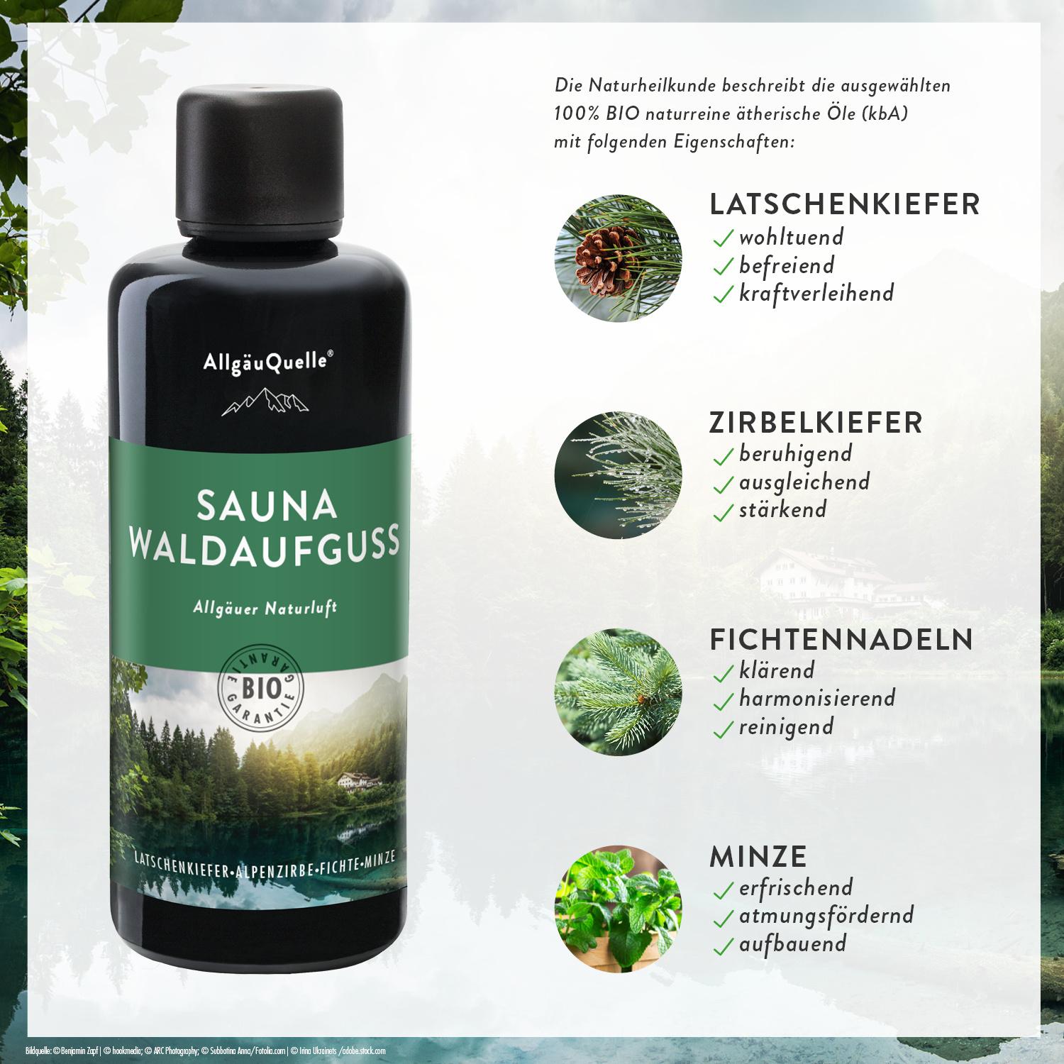Produktbild AllgäuQuelle Sauna Waldaufguss Allgäuer Naturluft 2 von 4