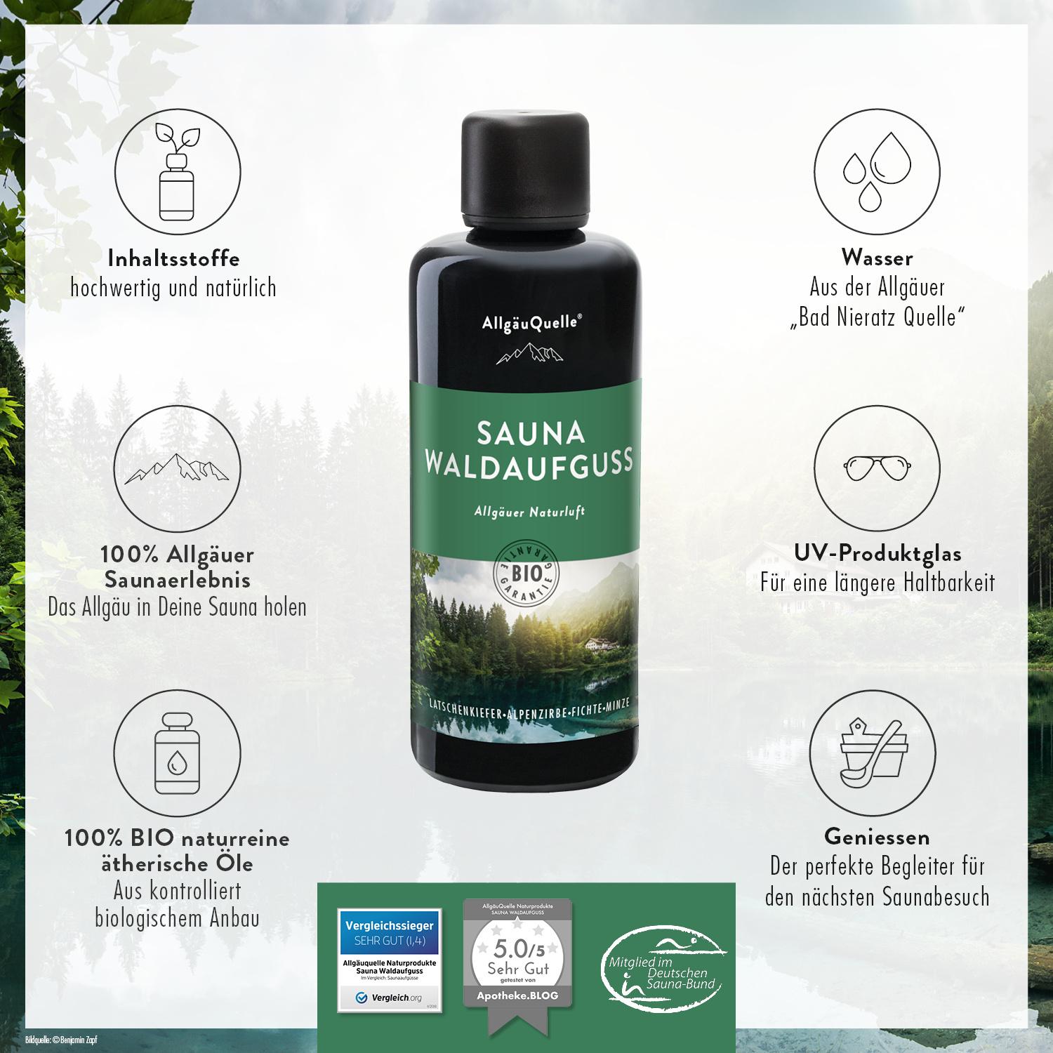 Produktbild AllgäuQuelle Sauna Waldaufguss Allgäuer Naturluft 4 von 4