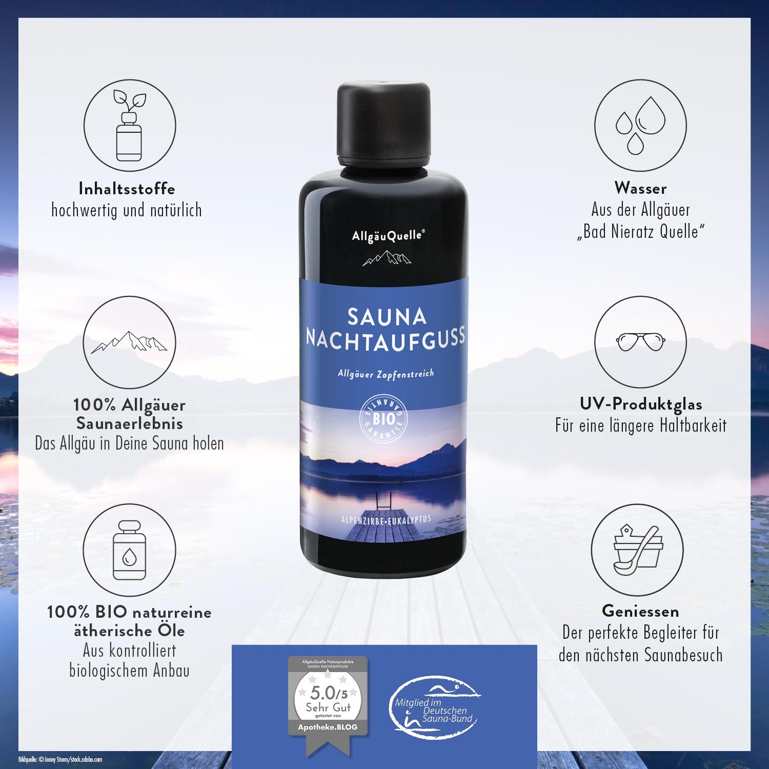 Produktbild AllgäuQuelle Sauna Nachtaufguss Allgäuer Zapfenstreich 4 von 4