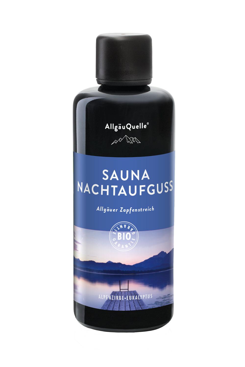 AllgäuQuelle Sauna Nachtaufguss Allgäuer Zapfenstreich