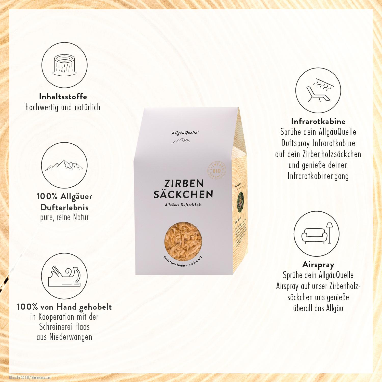 Produktbild AllgäuQuelle Zirben-Säckchen 2 von 3