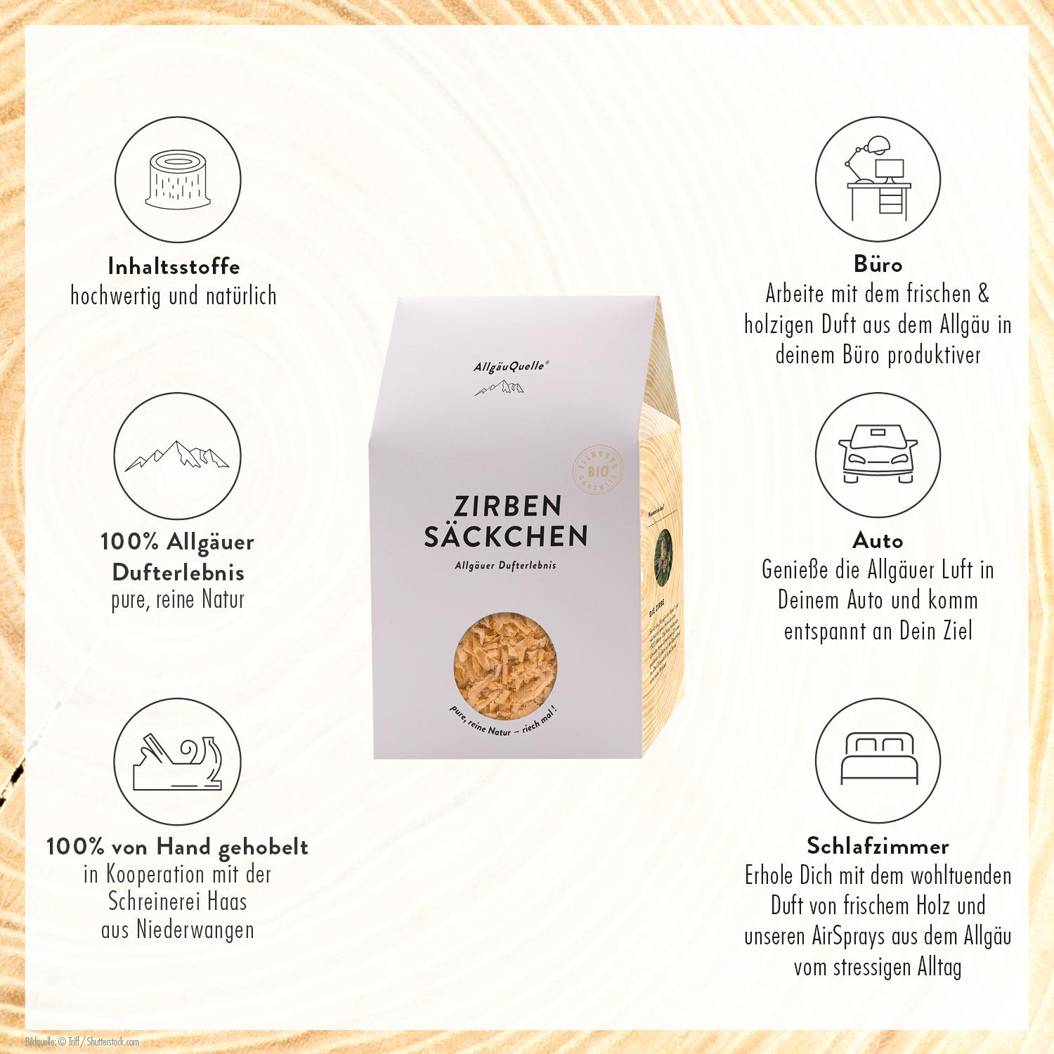 Produktbild AllgäuQuelle Zirben-Säckchen 3 von 3