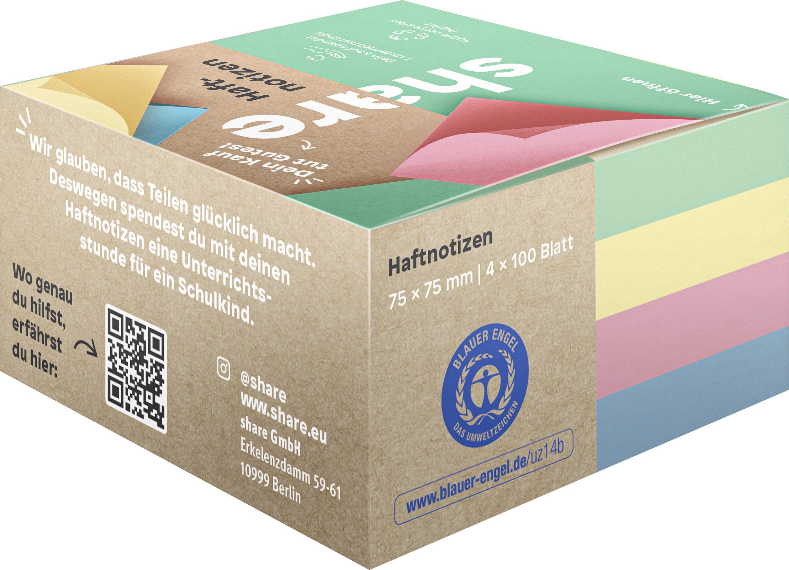 Produktbild share Haftnotizblock 400 Blatt 2 von 2