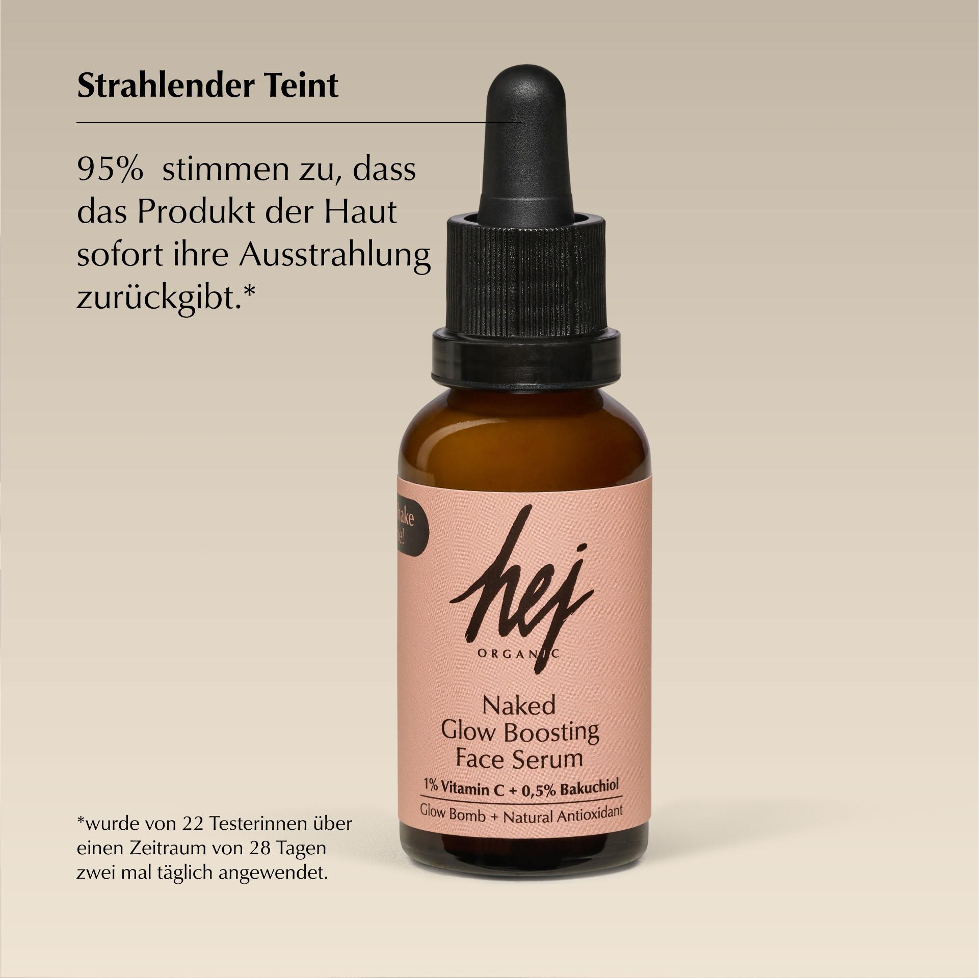 Produktbild HEJ ORGANIC Serum Gesicht Glow Boosting Naked 5 von 8
