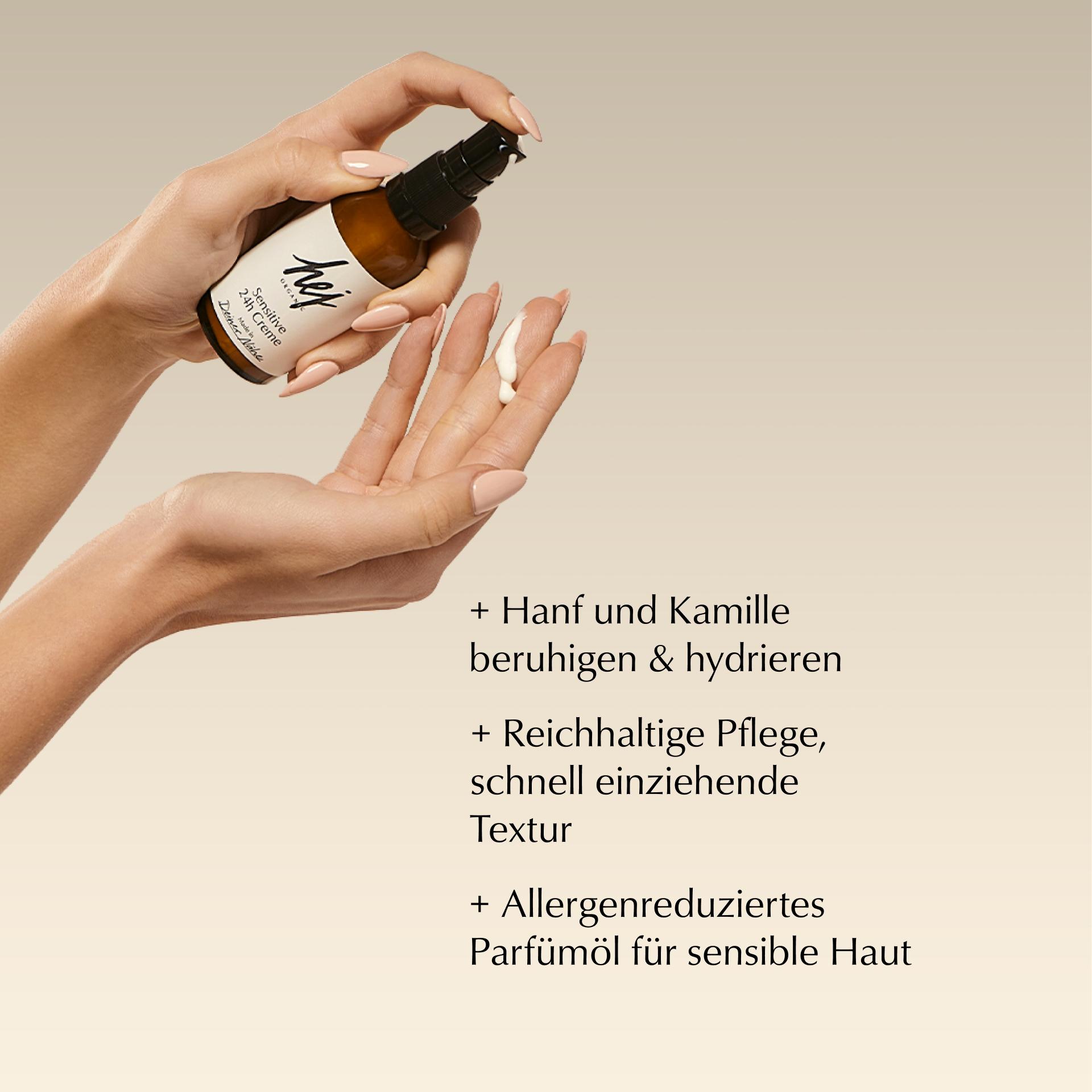 Produktbild HEJ ORGANIC Sensitive 24h Creme 7 von 8