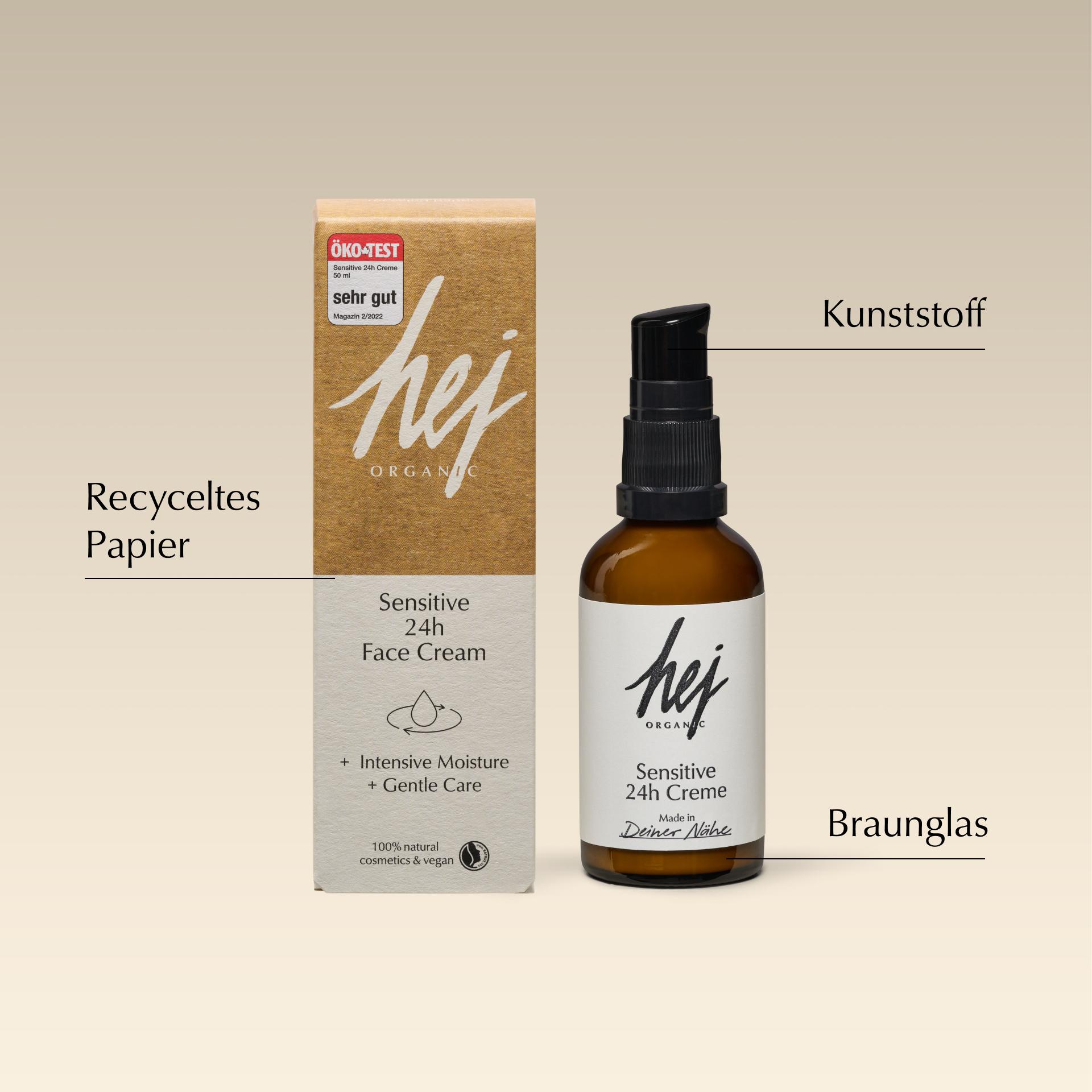 Produktbild HEJ ORGANIC Sensitive 24h Creme 6 von 8
