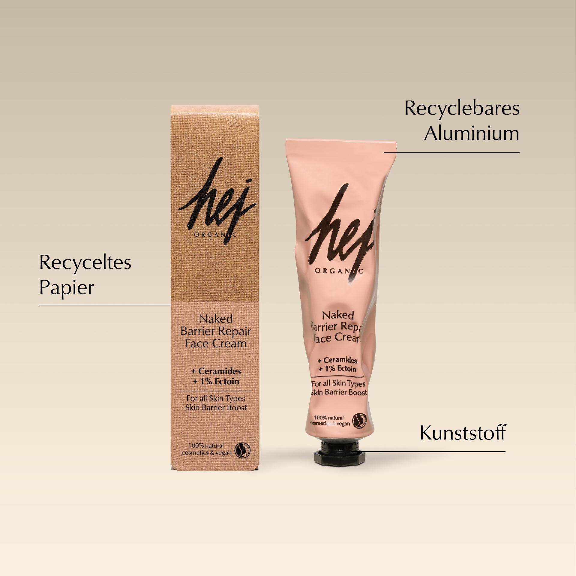 Produktbild HEJ ORGANIC Naked Barrier Repair Face Cream 3 von 8