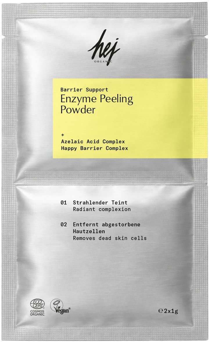 HEJ ORGANIC Barrier Support Enzyme Peeling Powder