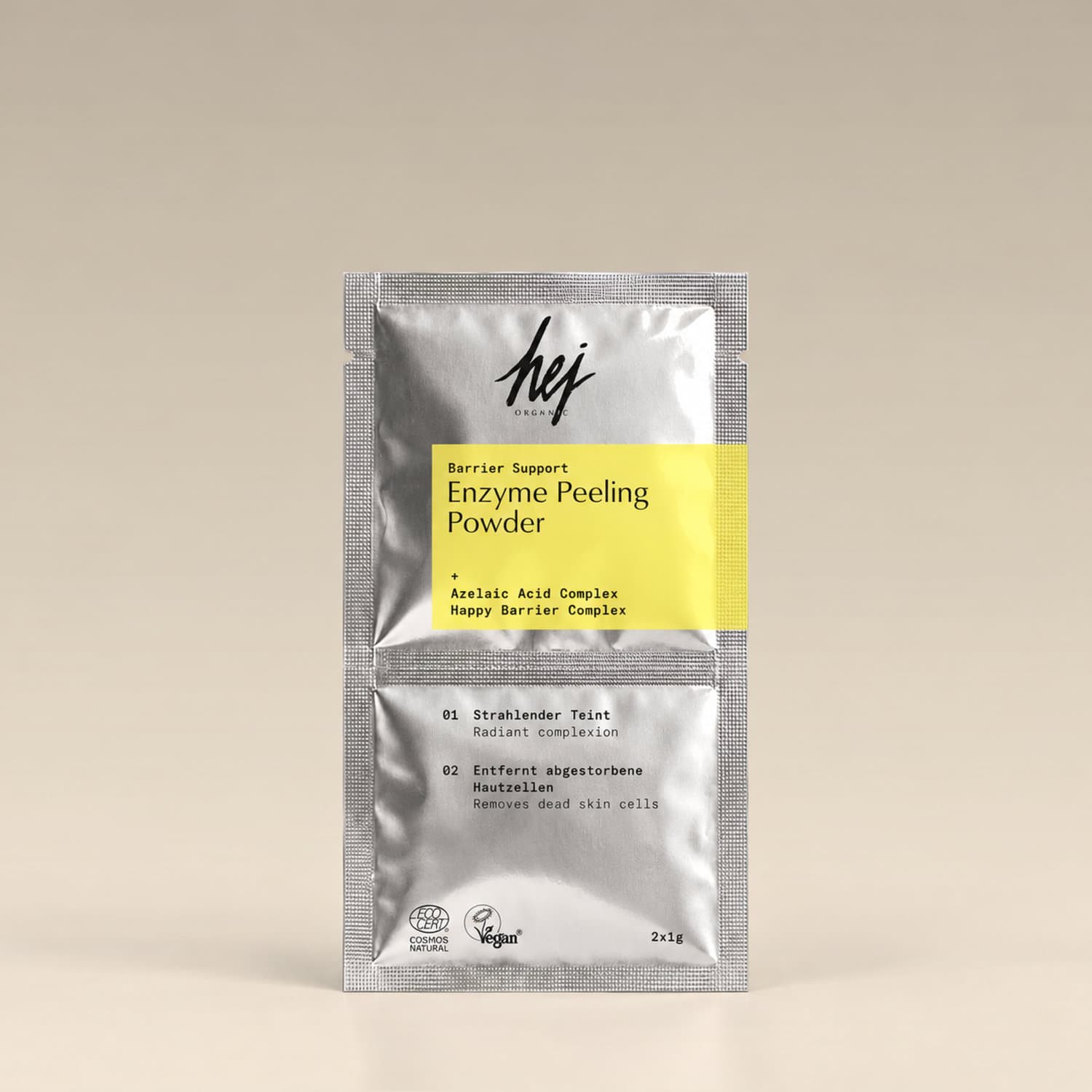 HEJ ORGANIC Barrier Support Enzyme Peeling Powder