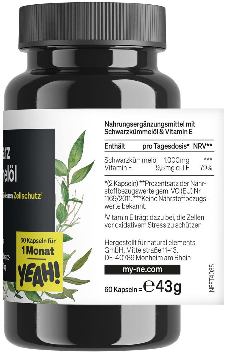 natural elements® Schwarzkümmelöl