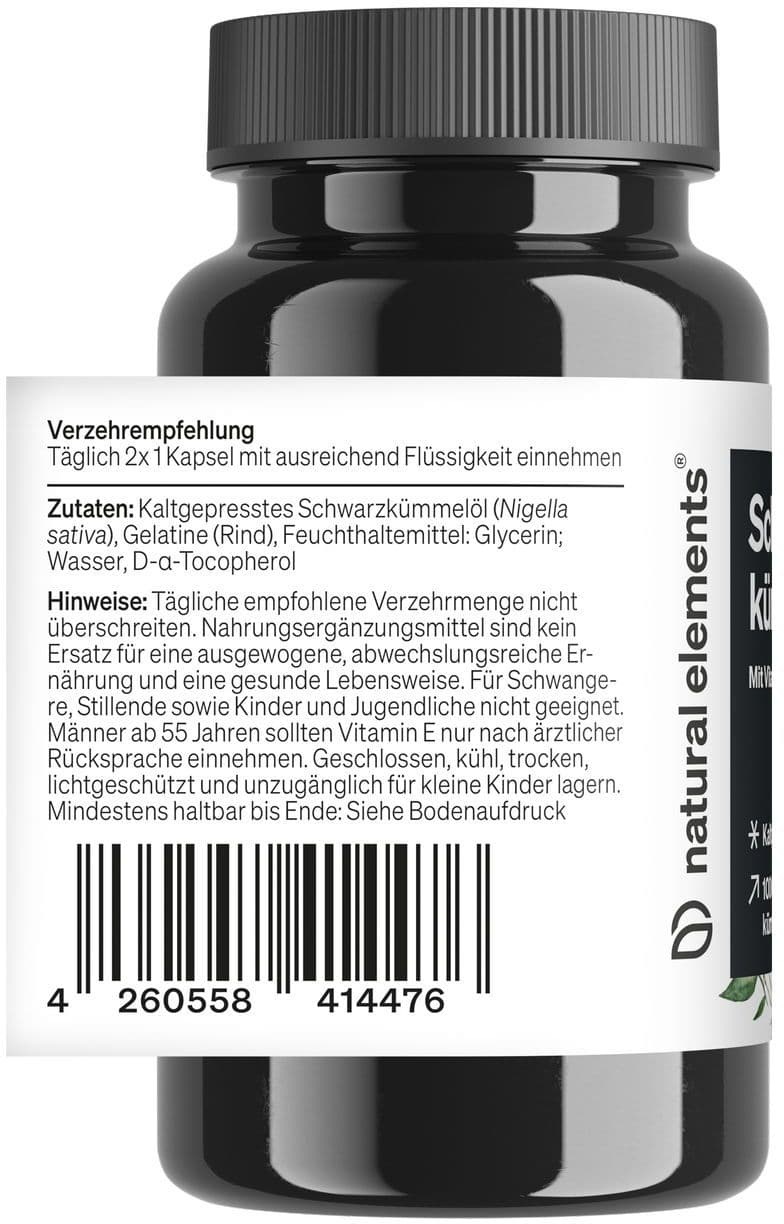 natural elements® Schwarzkümmelöl