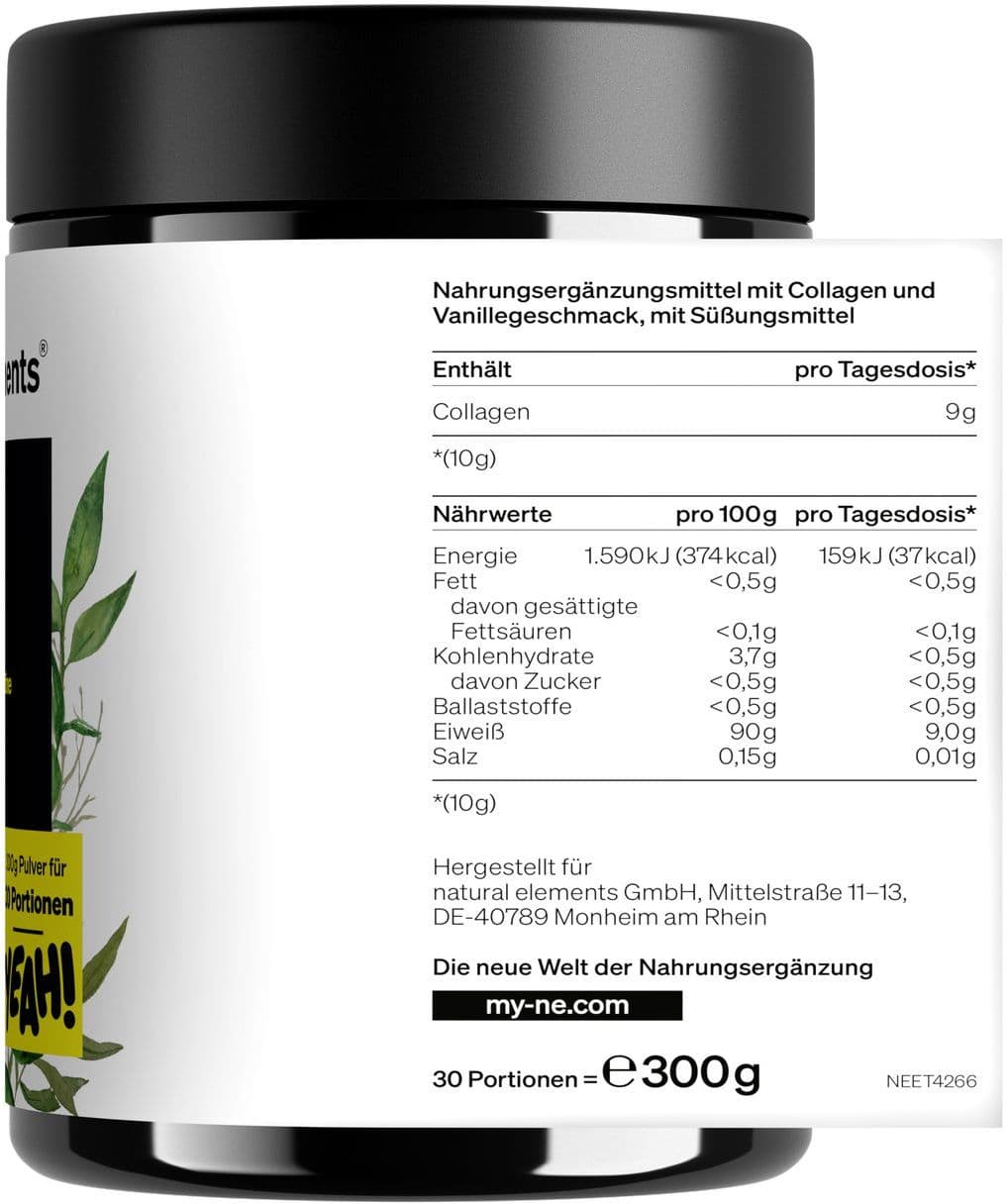 natural elements® Collagen Vanille