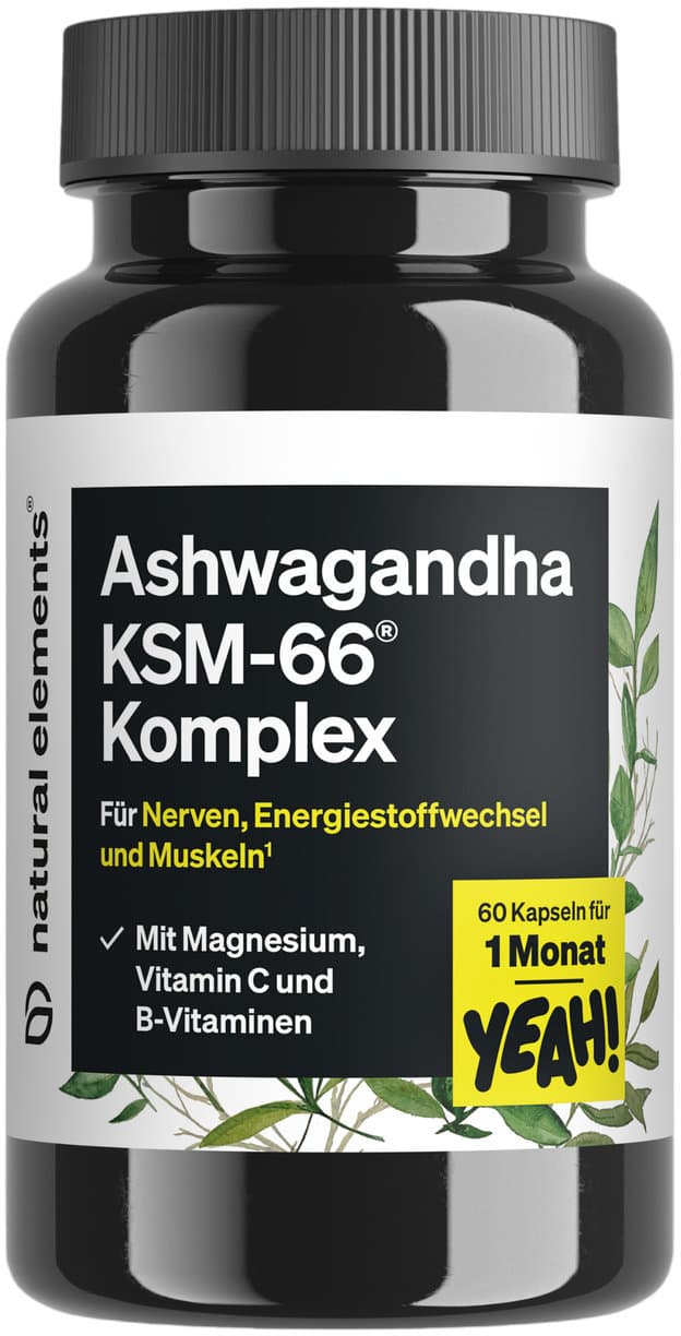 natural elements® Ashwagandha KSM-66® Komplex