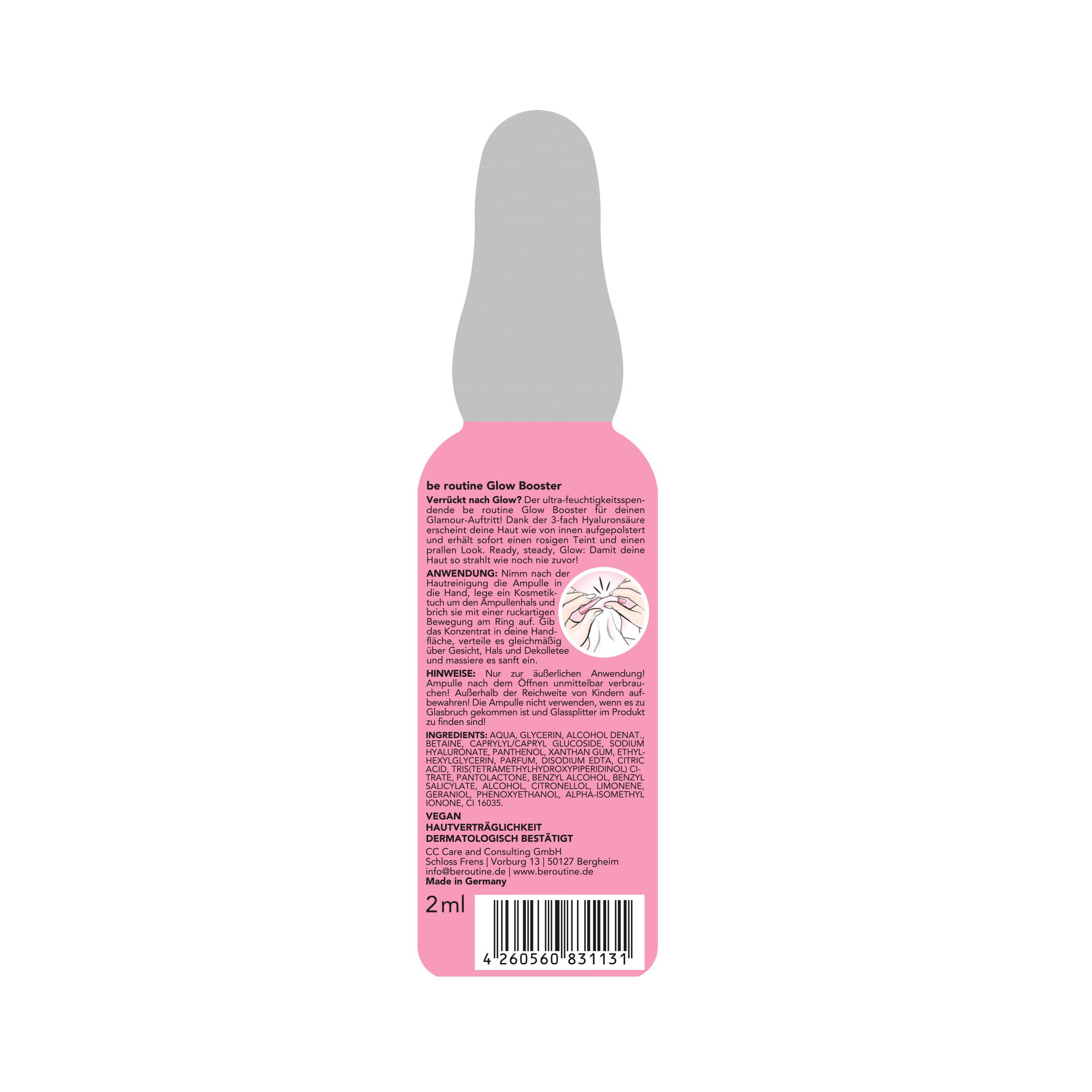 Produktbild be routine Glow Booster Ampulle 2 von 3