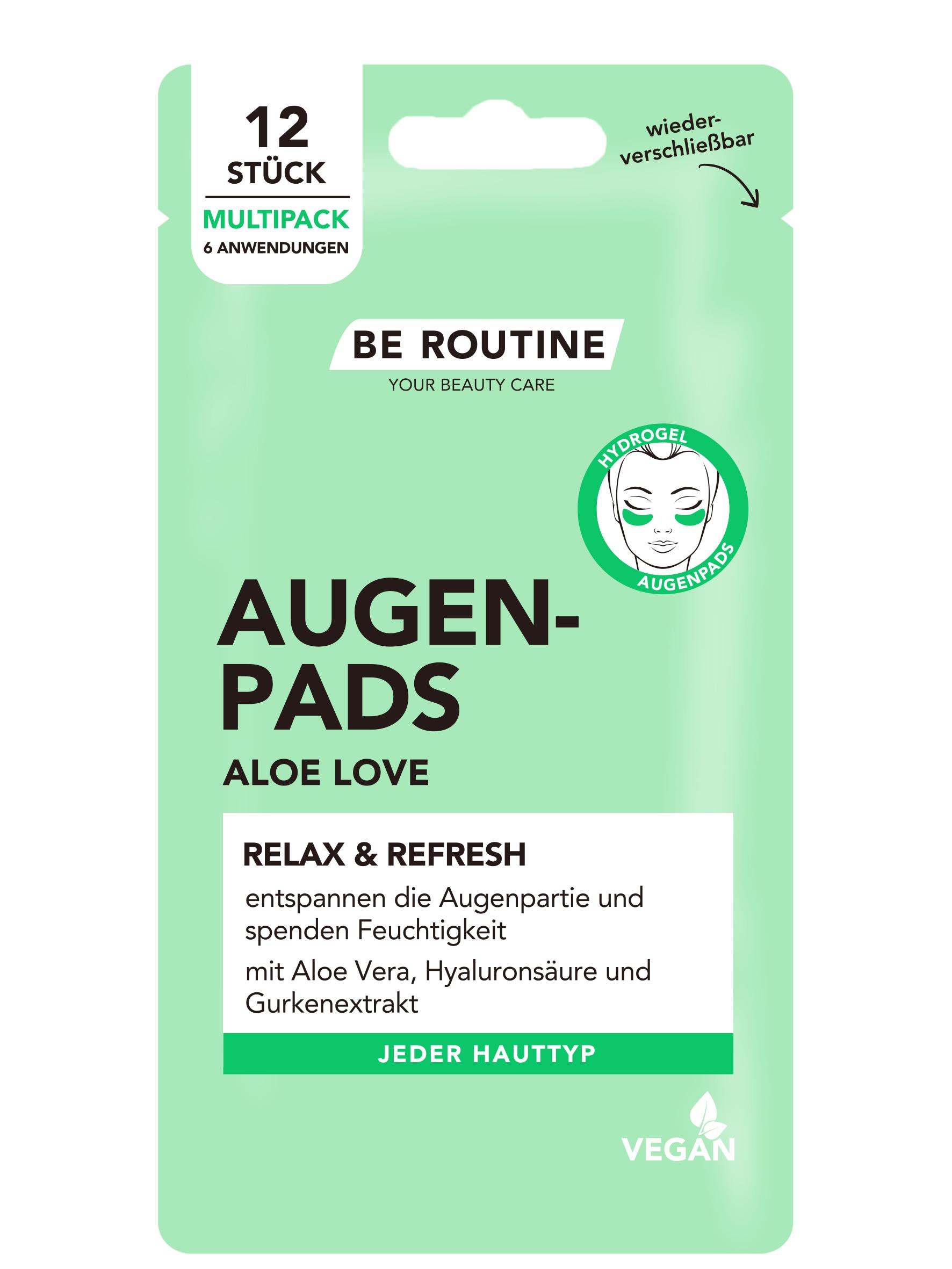 be routine Augenpads Aloe Love