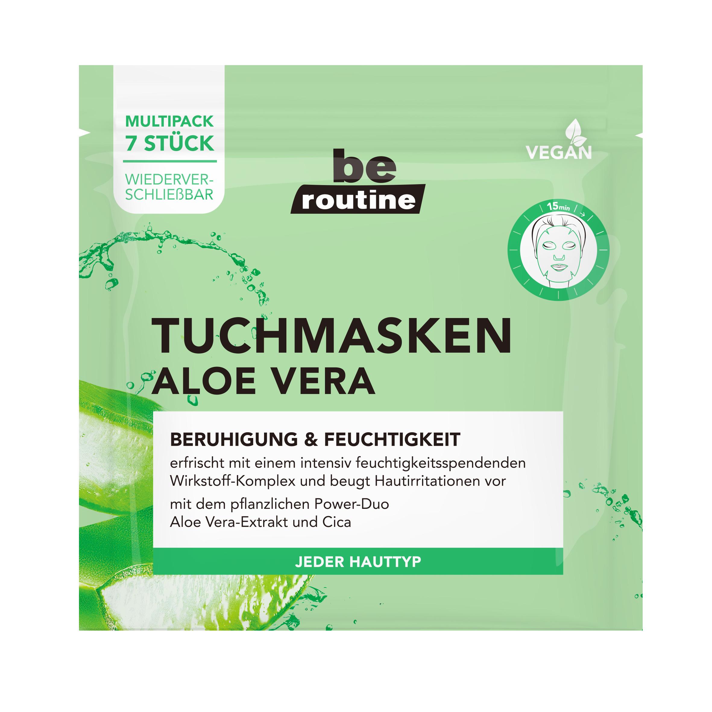 be routine Tuchmasken Aloe Vera