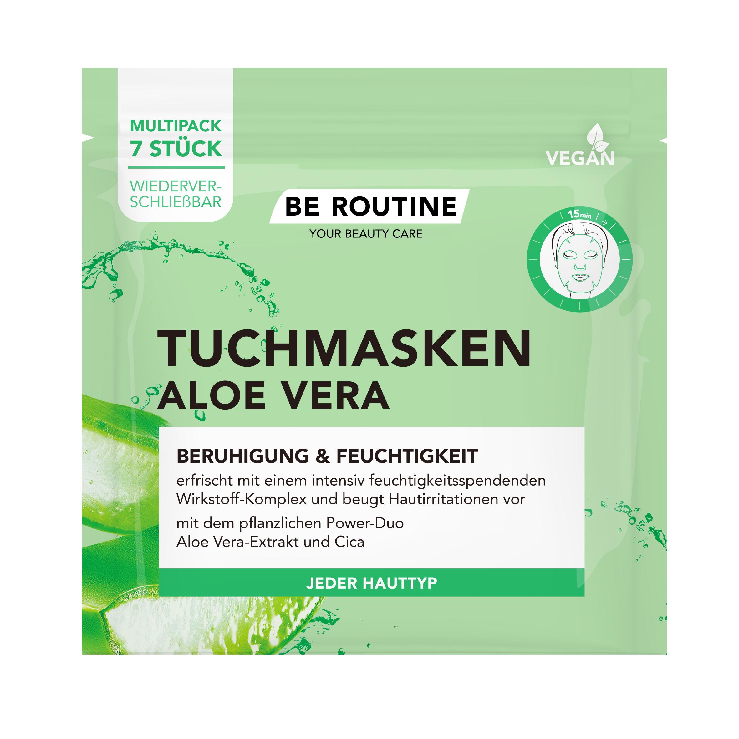 be routine Tuchmasken Aloe Vera