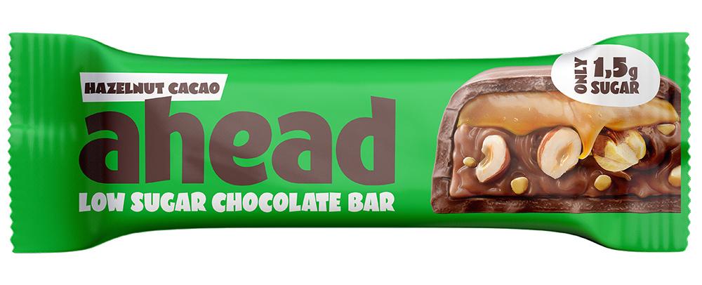 AHEAD Low Sugar Bar Hazelnut Cacao