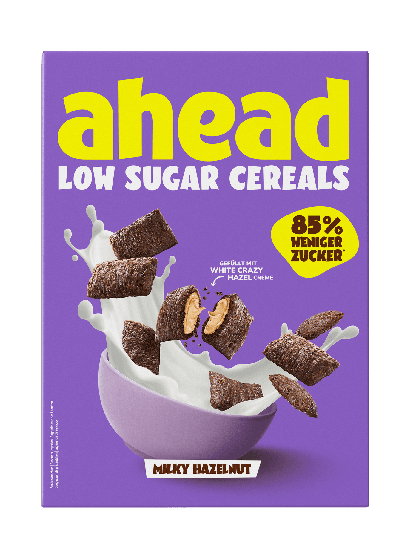 AHEAD Milky Hazelnut Low Sugar Cereal