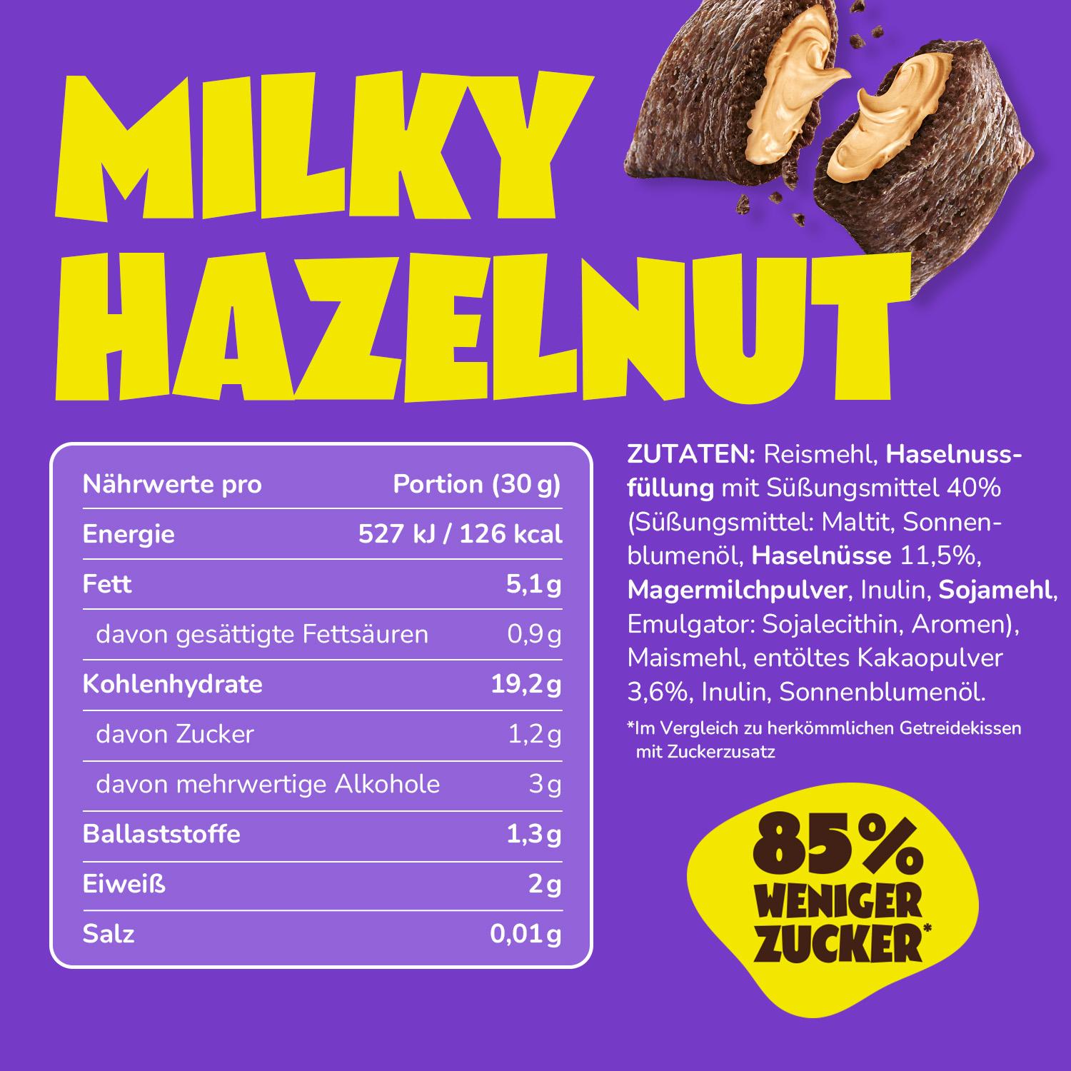 Produktbild AHEAD Milky Hazelnut Low Sugar Cereal 2 von 4