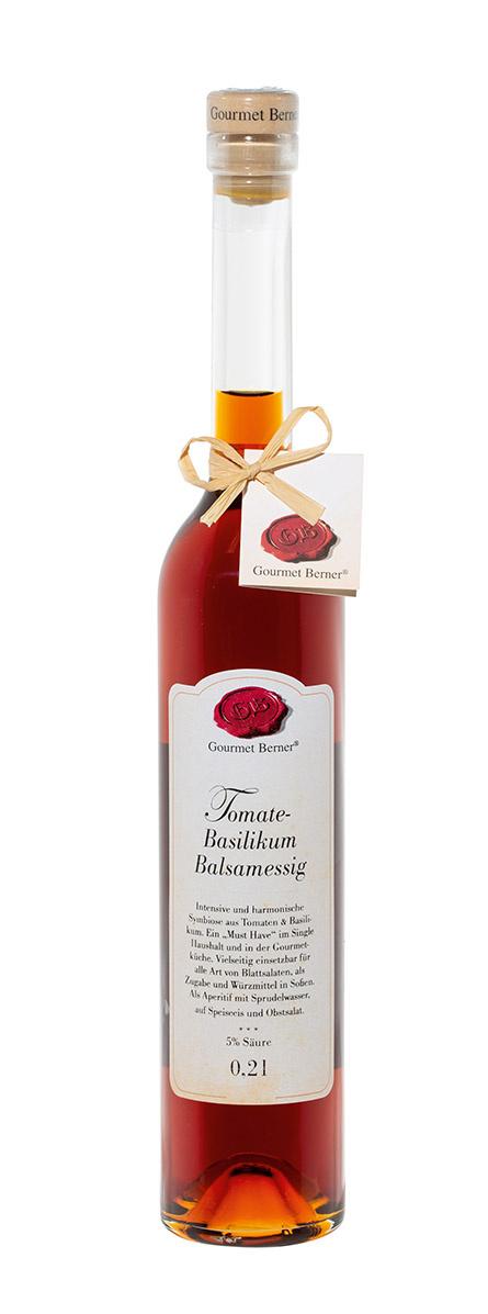 Gourmet Berner Tomaten-Basilikum Balsamessig