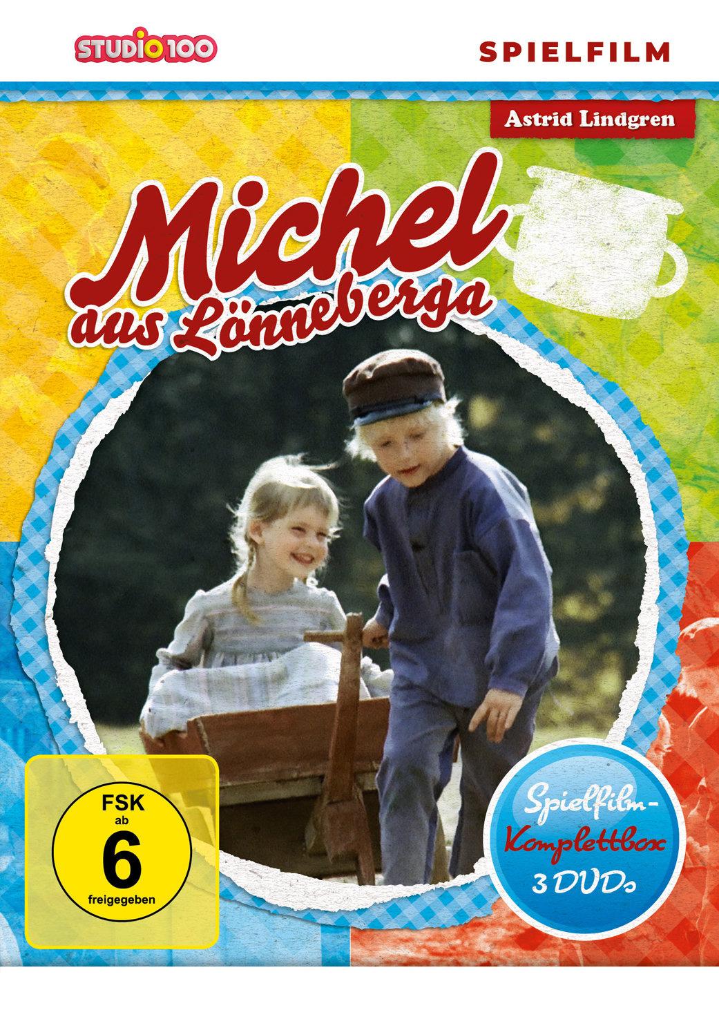 Michel aus Lönneberga - Spielfilm-Komplettbox  [3 DVDs]
