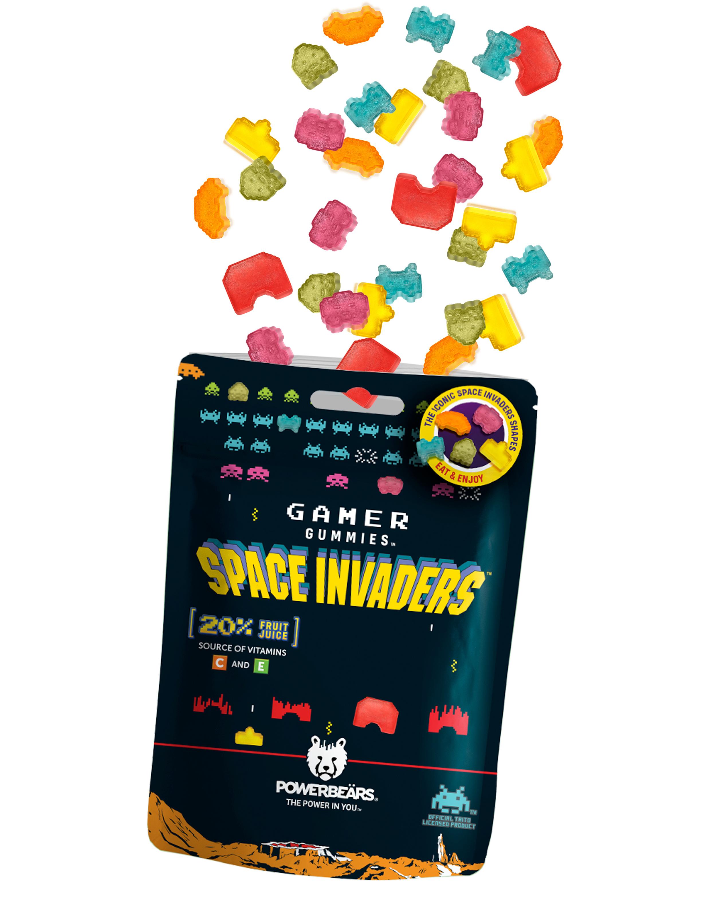 Produktbild POWERBEÄRS Gamer Gummies Space Invaders 2 von 5
