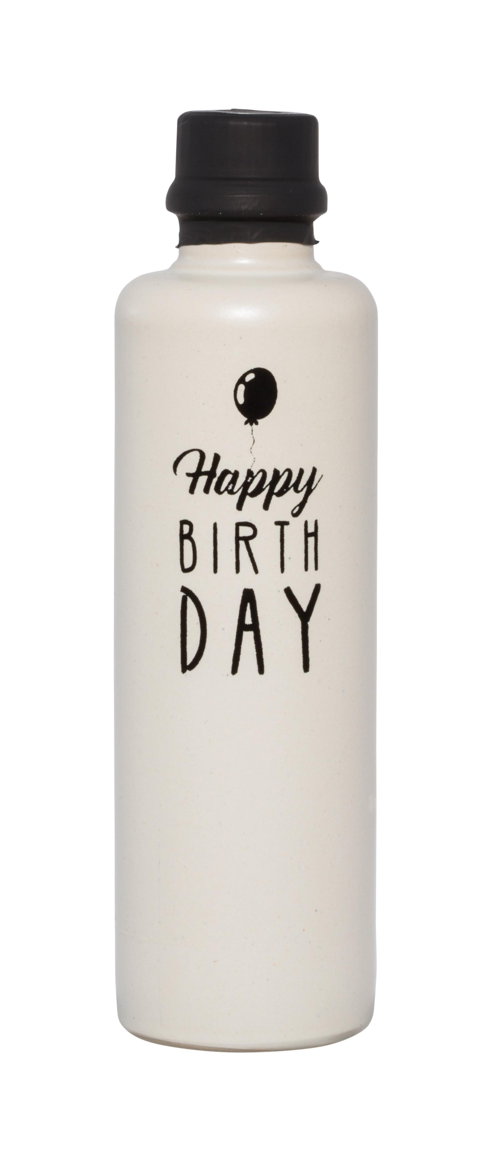 HOME by Berner Tonflasche Blaubeerlikör Happy Birthday