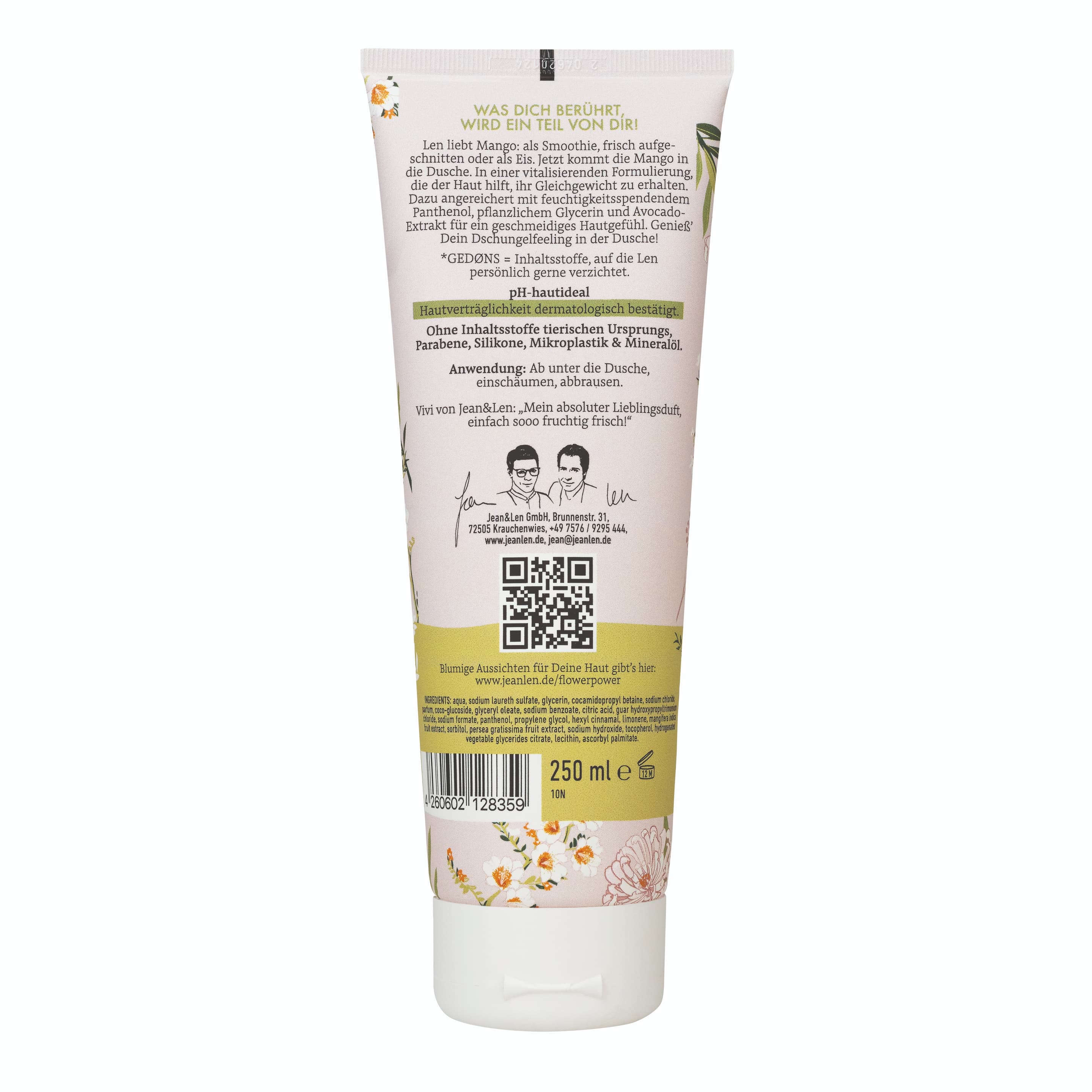 Produktbild Jean&Len Exotisches Duschgel Mango/Avocado 3 von 3