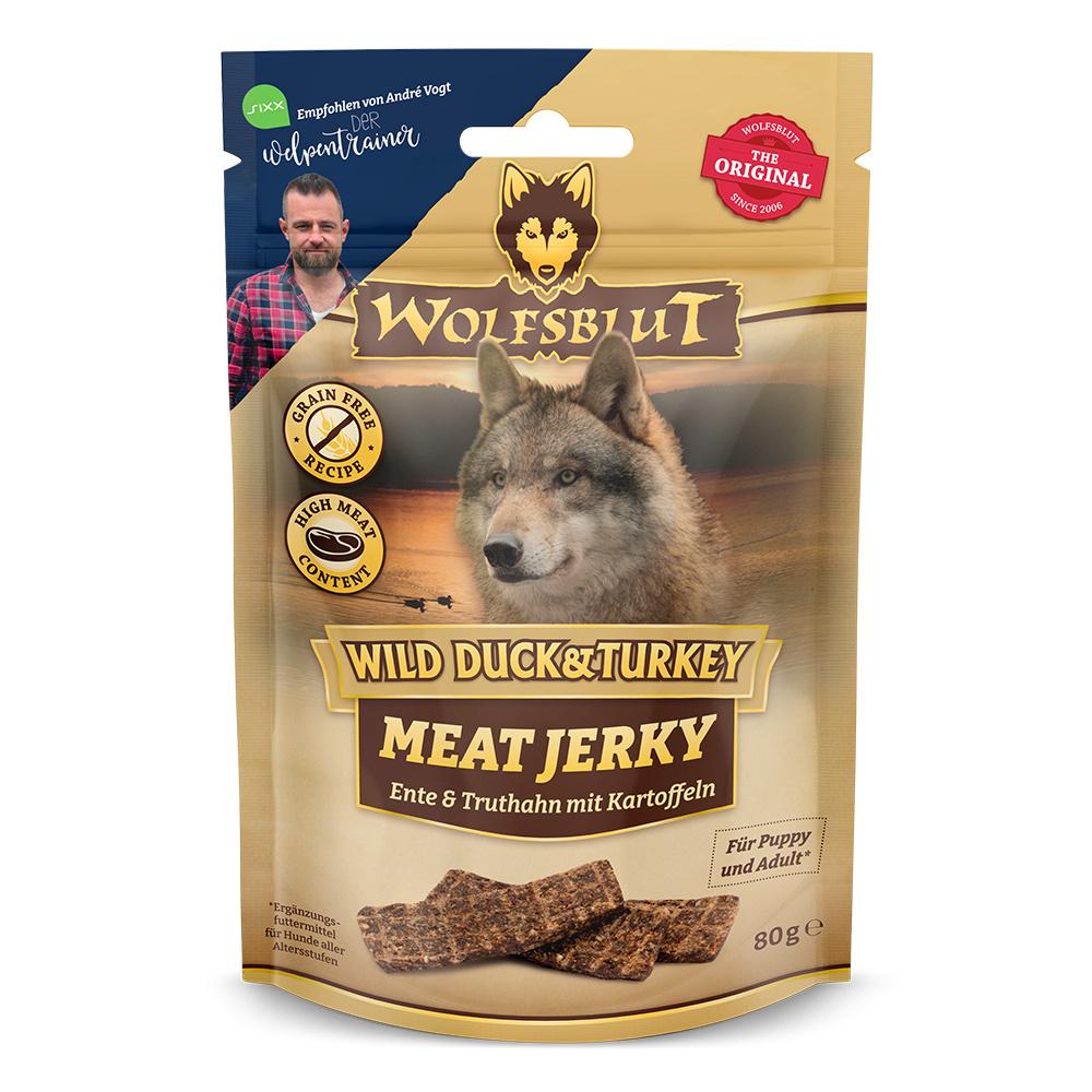 Wolfsblut Hundesnack Meat Jerky Wild Duck&Turkey