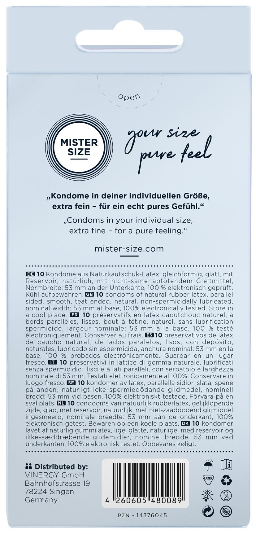 Produktbild MISTER SIZE Kondome M (53mm) 2 von 9