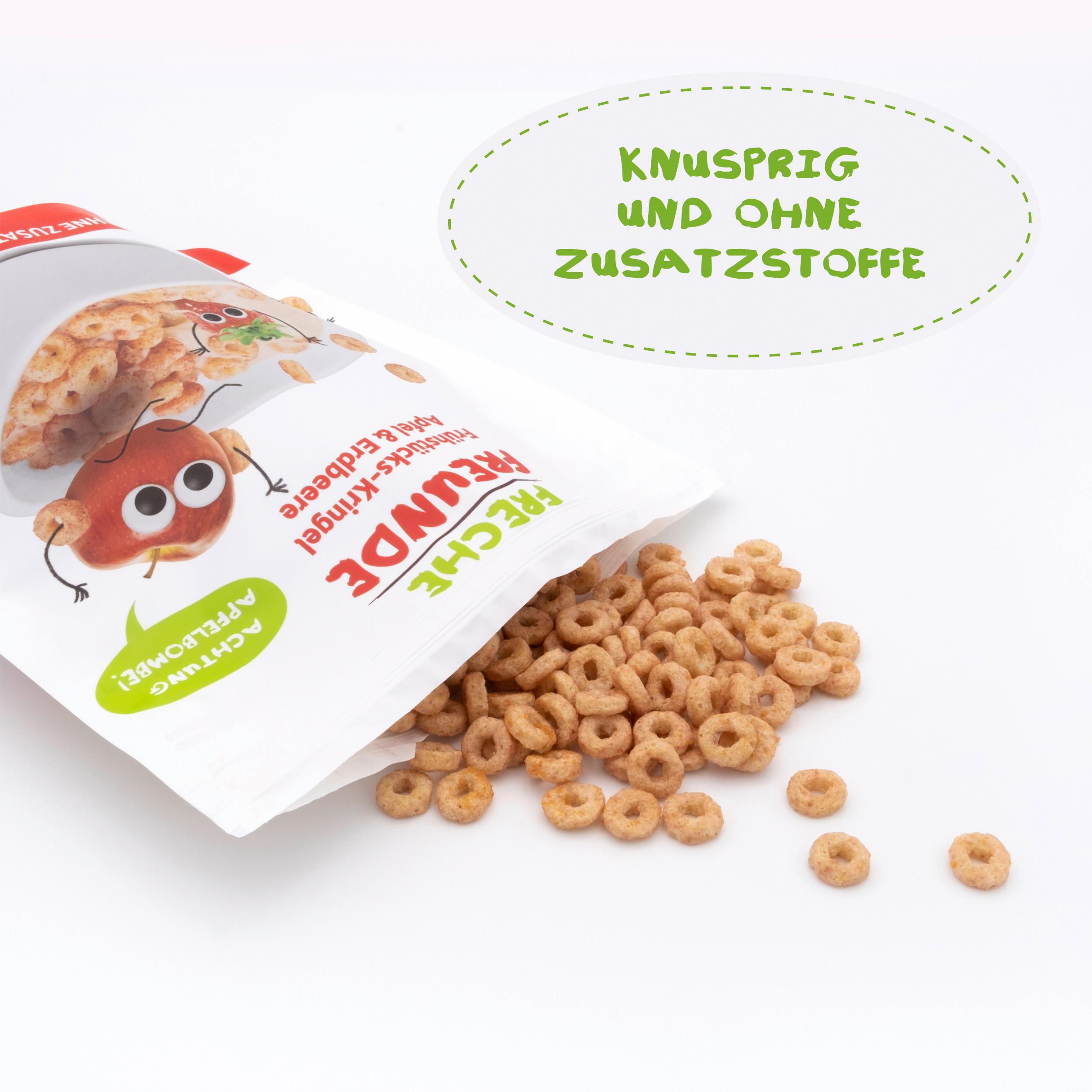 Produktbild Freche Freunde Bio Frühstücks-Kringel Apfel&Erdbeere 7 von 9