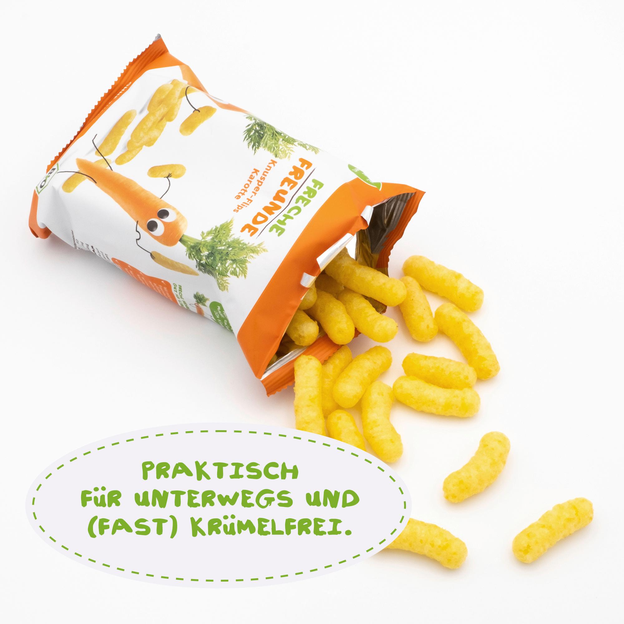 Produktbild Freche Freunde Bio Knusper-Flips Karotte 6 von 11