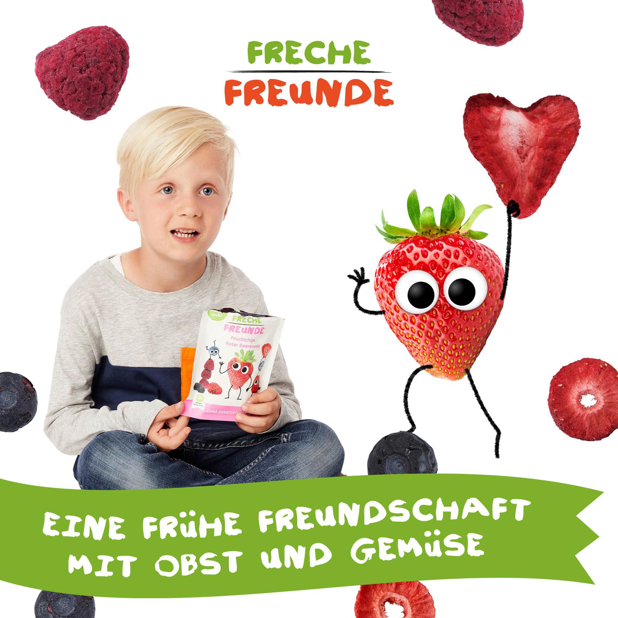 Produktbild Freche Freunde Bio Roter Beerenmix Fruchtchips 9 von 10