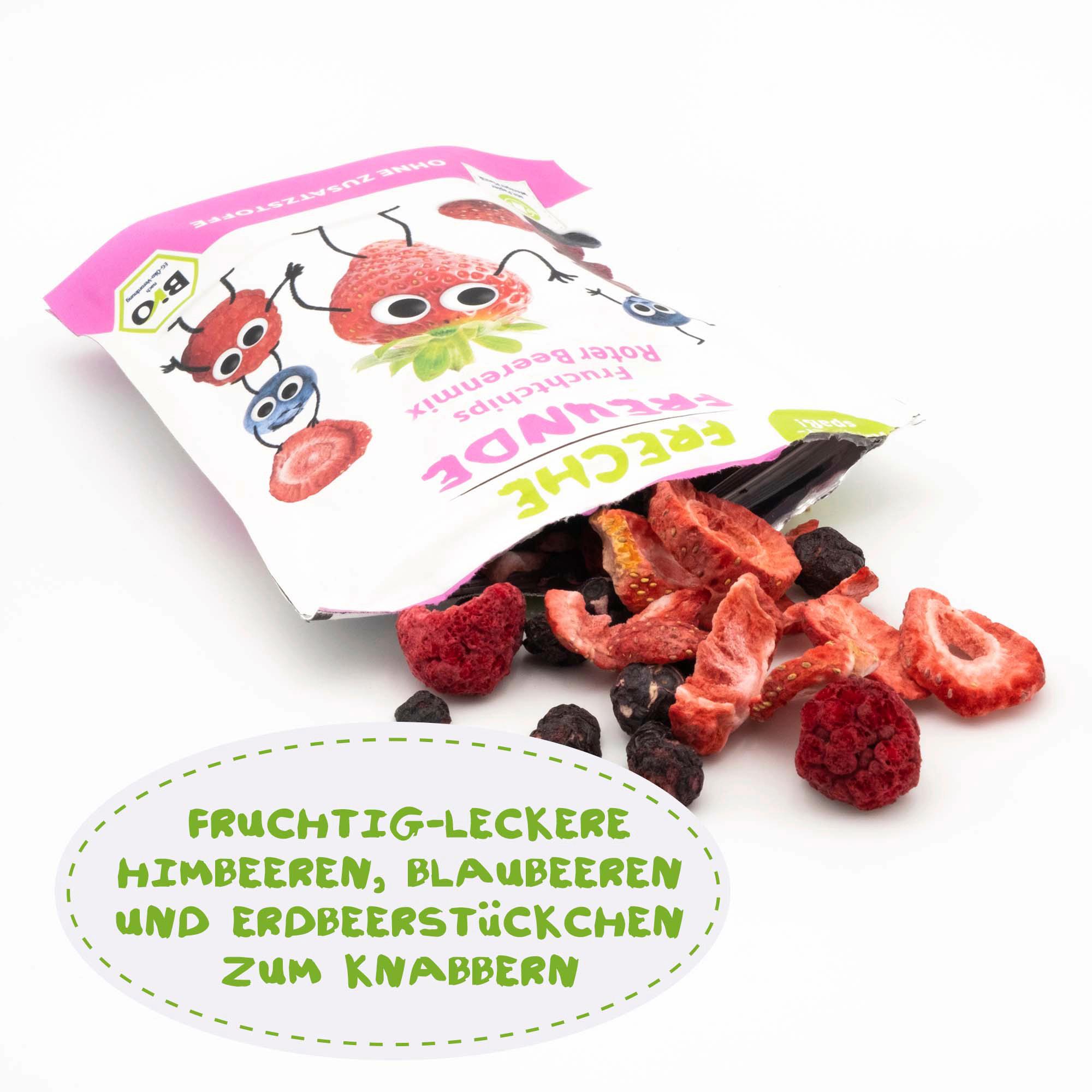 Produktbild Freche Freunde Bio Roter Beerenmix Fruchtchips 10 von 10