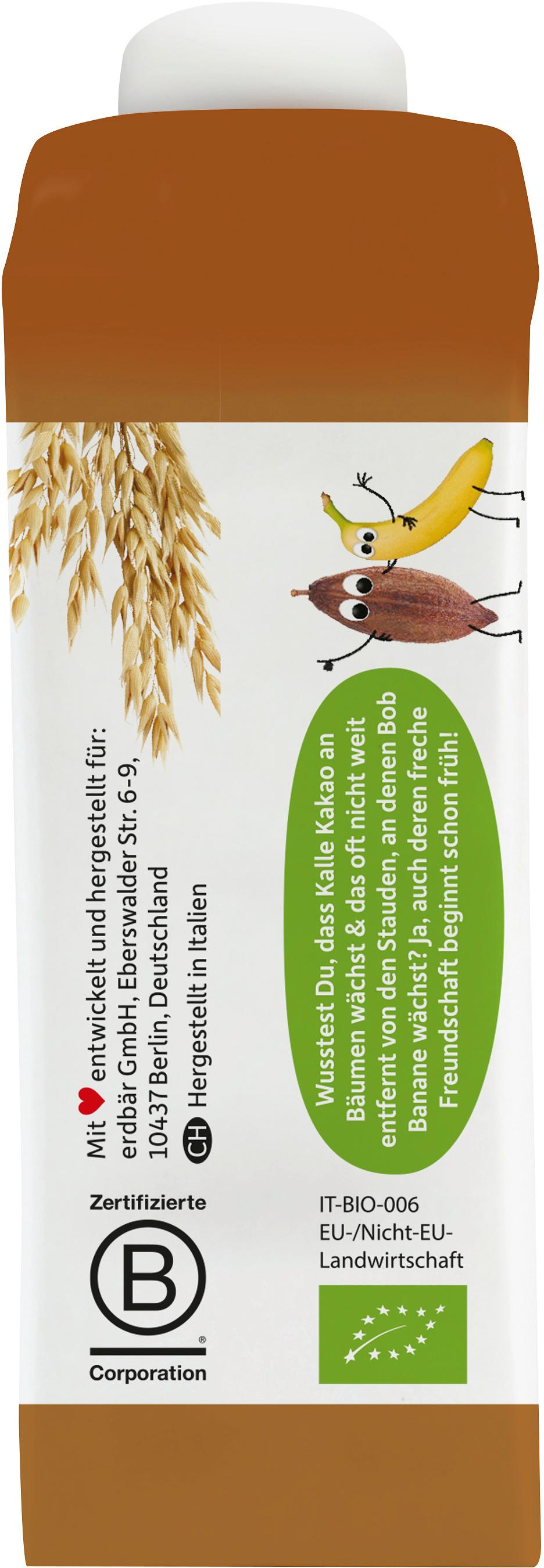 Produktbild Freche Freunde Bio Haferdrink Banane&Kakao 2 von 10