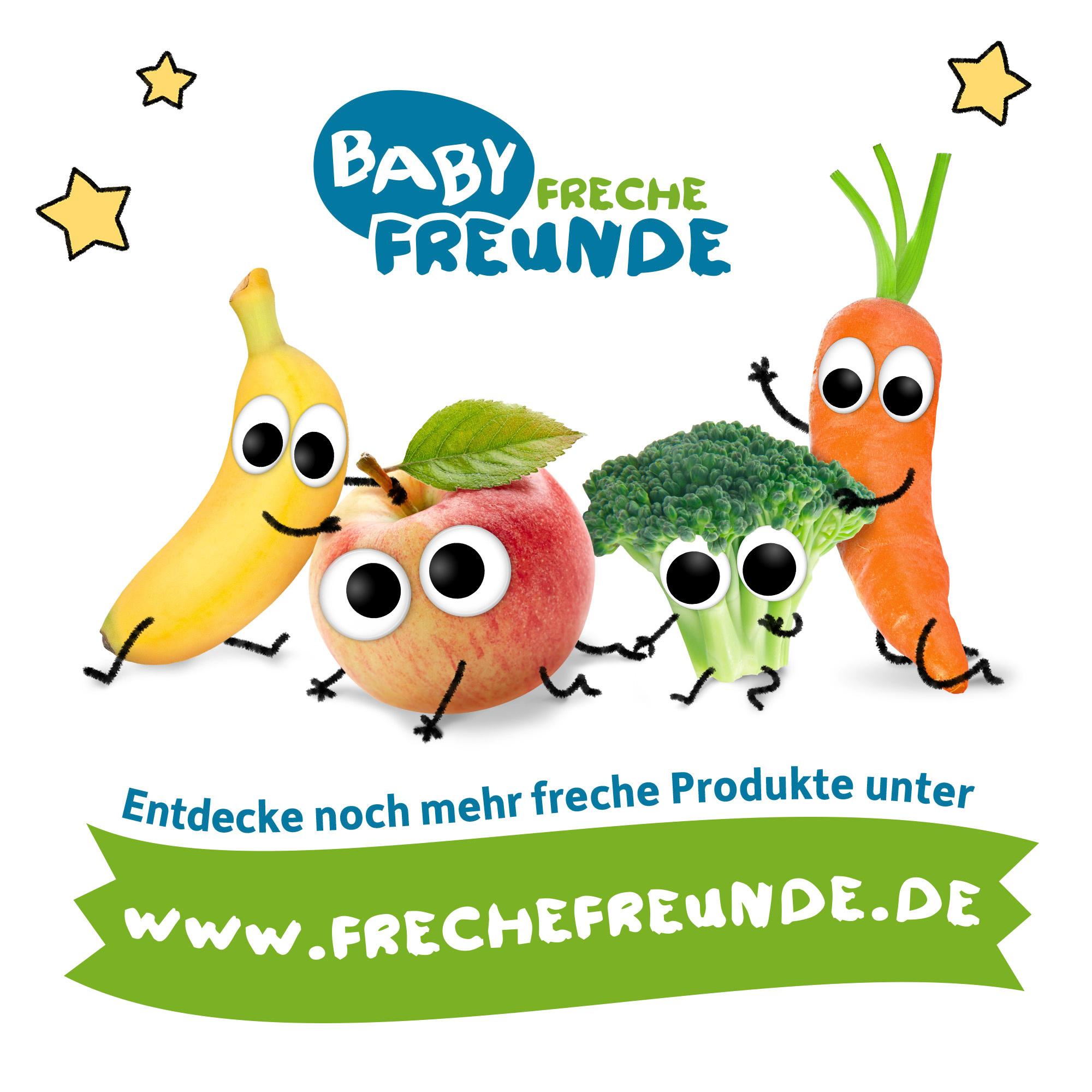 Produktbild Freche Freunde Bio Gläschen Birne, Banane&Karotte 7 von 13