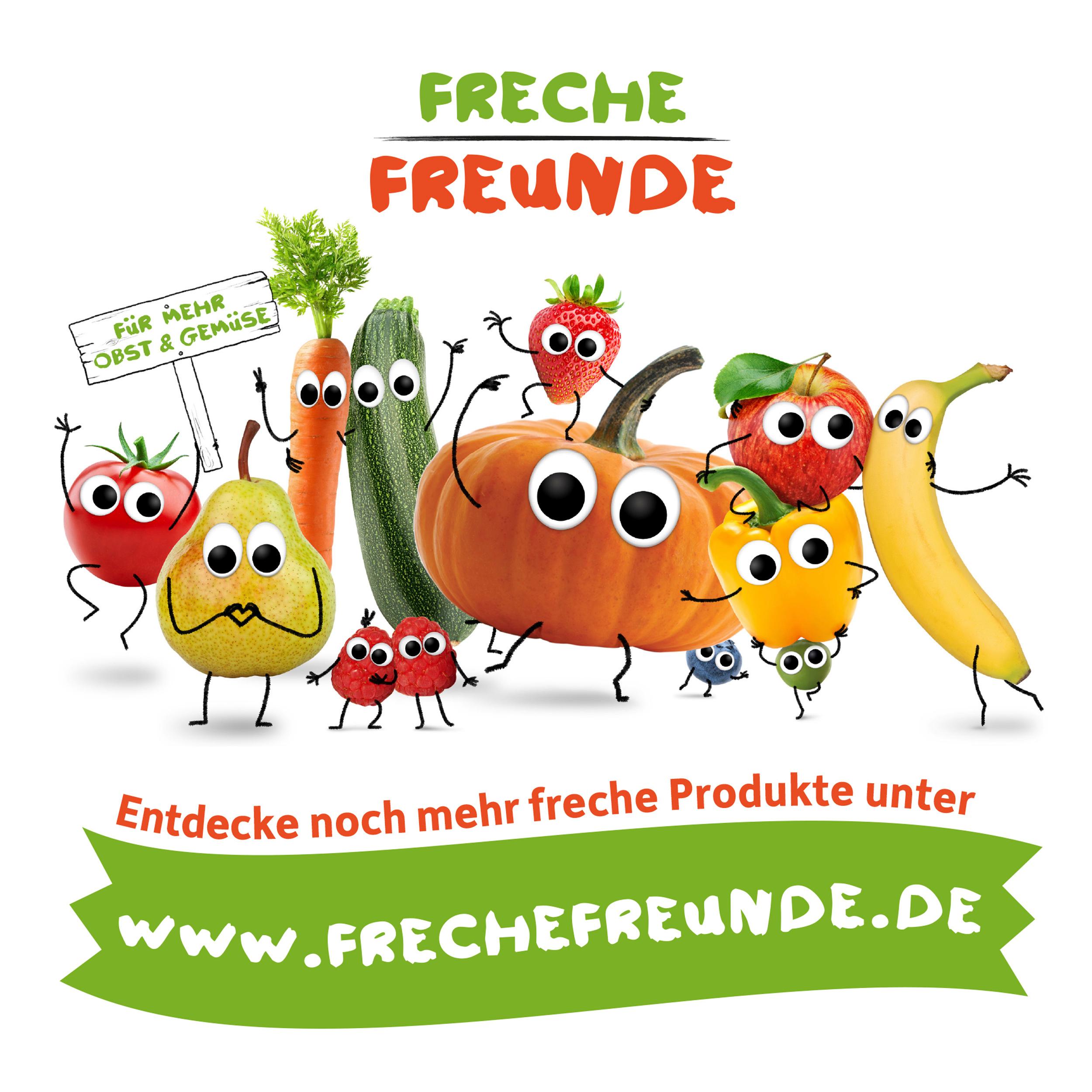 Produktbild Freche Freunde Bio Fruchtgummi Apfel-Himbeere mit Reispops 9 von 9