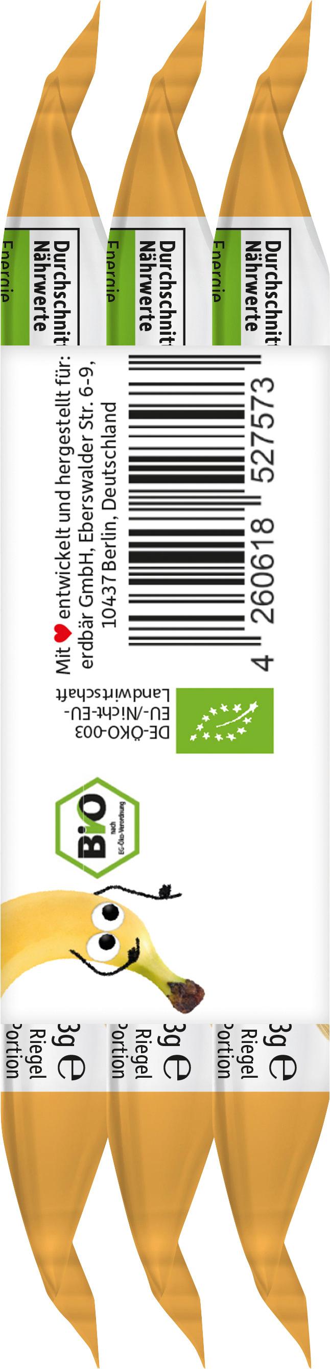 Produktbild Freche Freunde Bio Feiner Haferriegel Apfel&Banane mit Keksstückchen 7 von 12