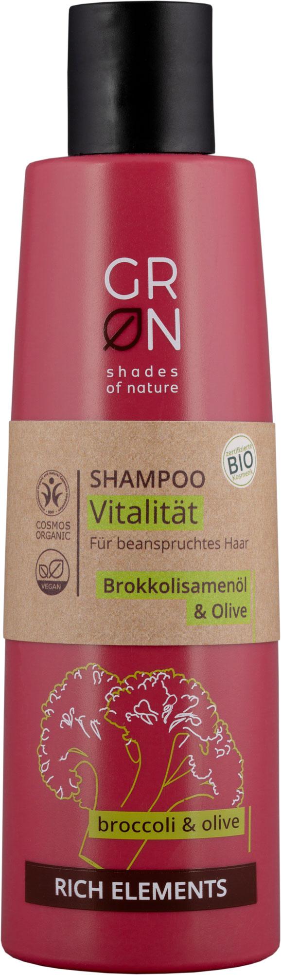 GRN [GRÜN] Shampoo Vitalität Brokkolisamenöl&Olive